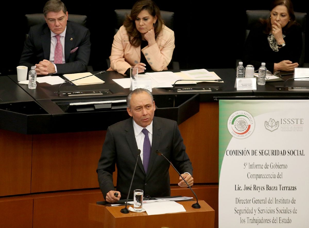 Más de 80 mil millones de pesos de reserva financiera en el ISSSTE: Reyes Baeza