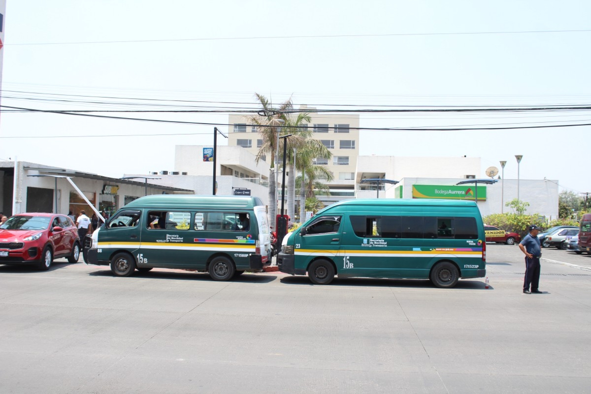 El transporte, dividido en preferencias electorales