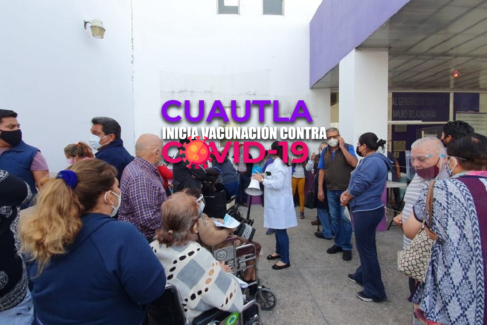 Inicia en Cuautla vacunación de adultos mayores contra covid