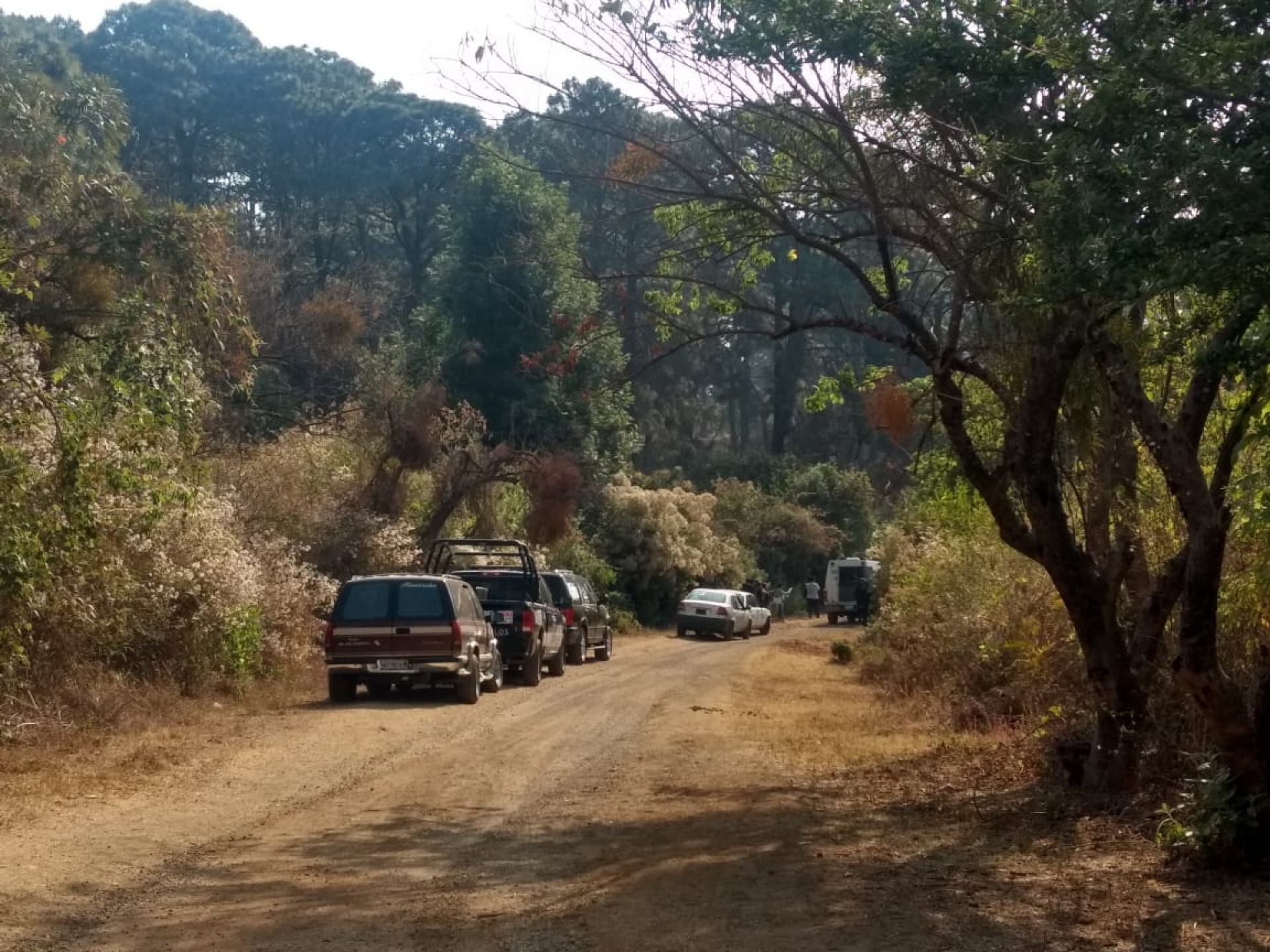 Hallan cadáver en un camino de terracería, en Ahuatepec