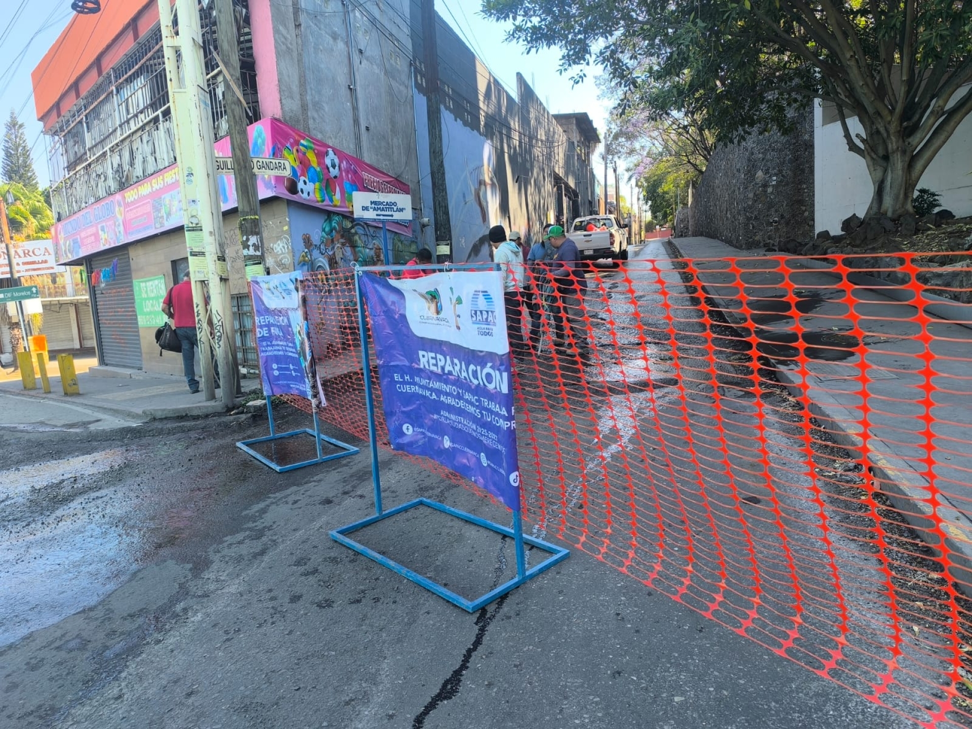 #AlertaVial Cierre en calle Gándara por trabajos de personal del SAPAC
