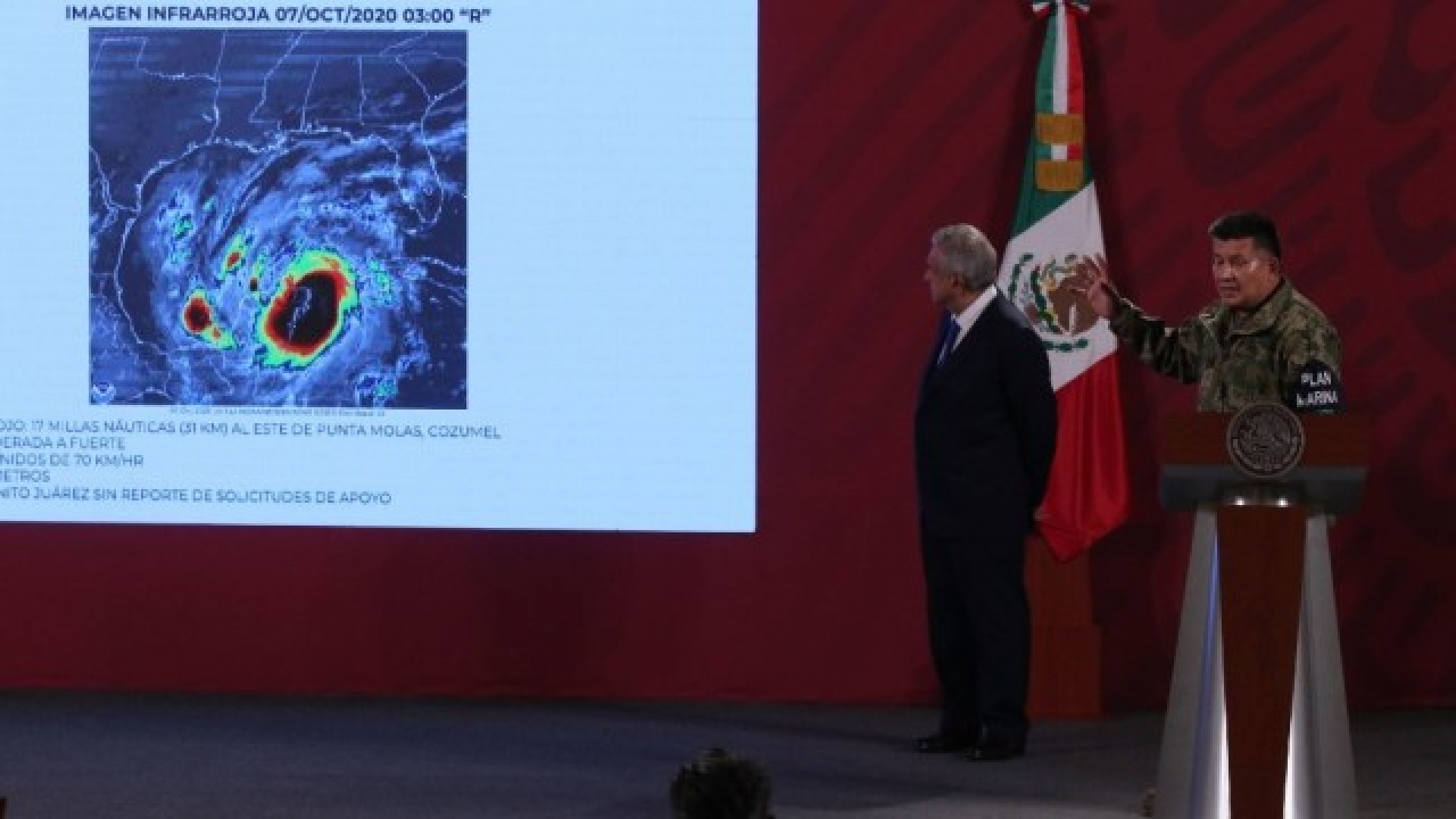 Huracán ‘Delta’ causa daños menores en la Península de Yucatán, reporta Protección Civil