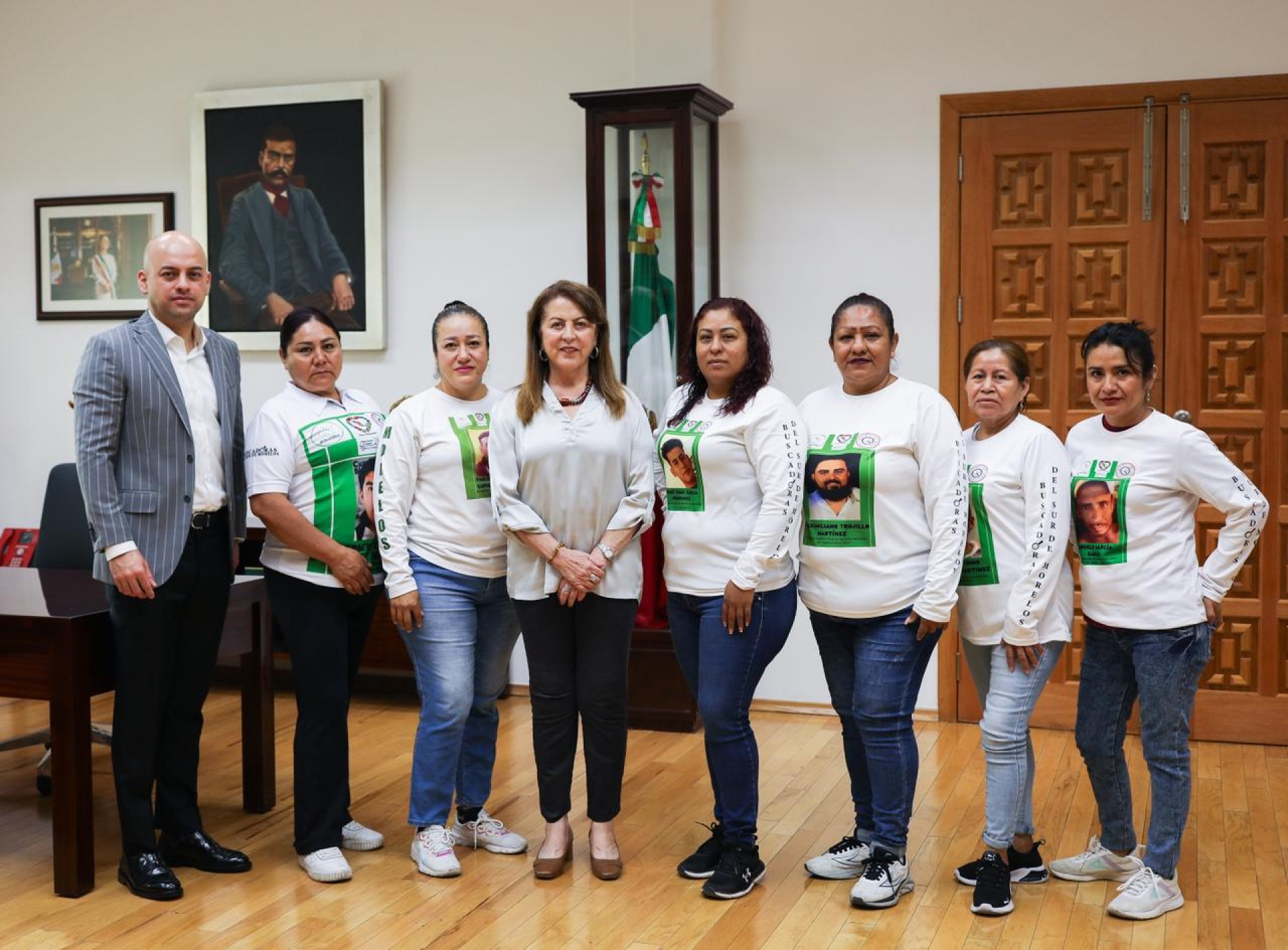 Reconoce gobernadora Margarita González Saravia labor humanitaria de Buscadoras del Sur de Morelos