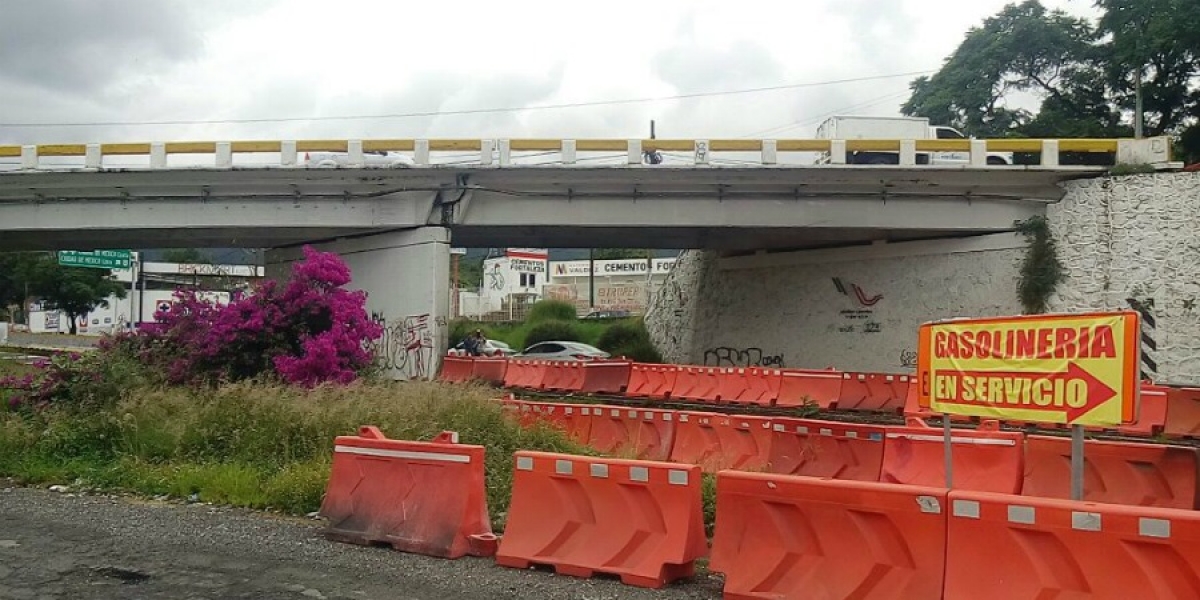 Iniciarán trabajos de sustitución del puente Chamilpa este miércoles a la medianoche: SCT