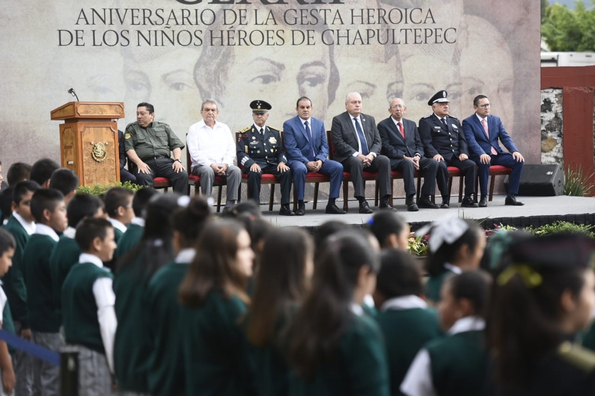 Conmemoran el CLXII aniversario de la gesta heroica de los Niños Héroes