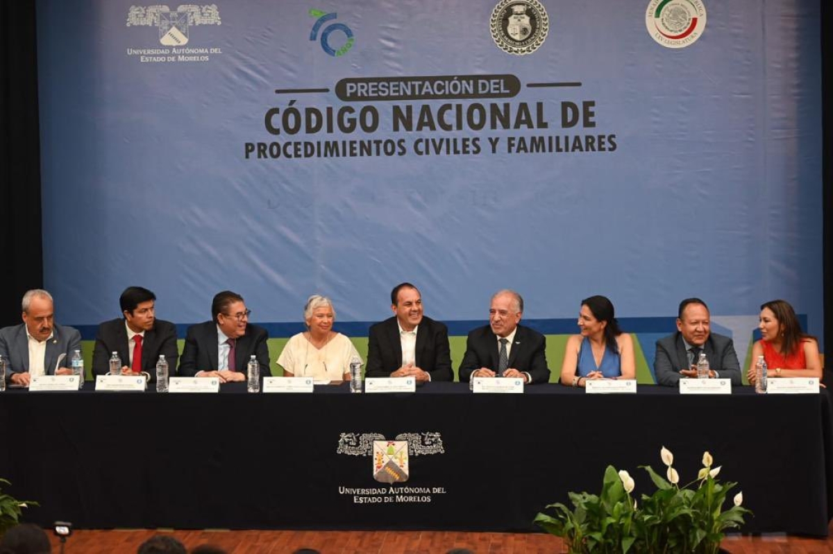 Inaugura gobernador foro 'Presentación del Código Nacional de Procedimientos Civiles y Familiares'
