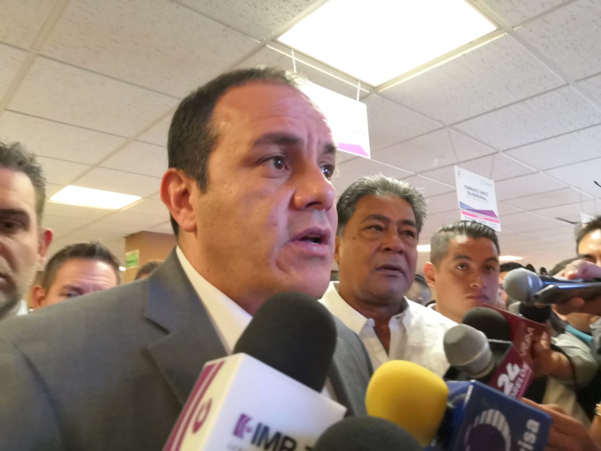 Rechaza Cuauhtémoc Blanco que haya división en su gabinete