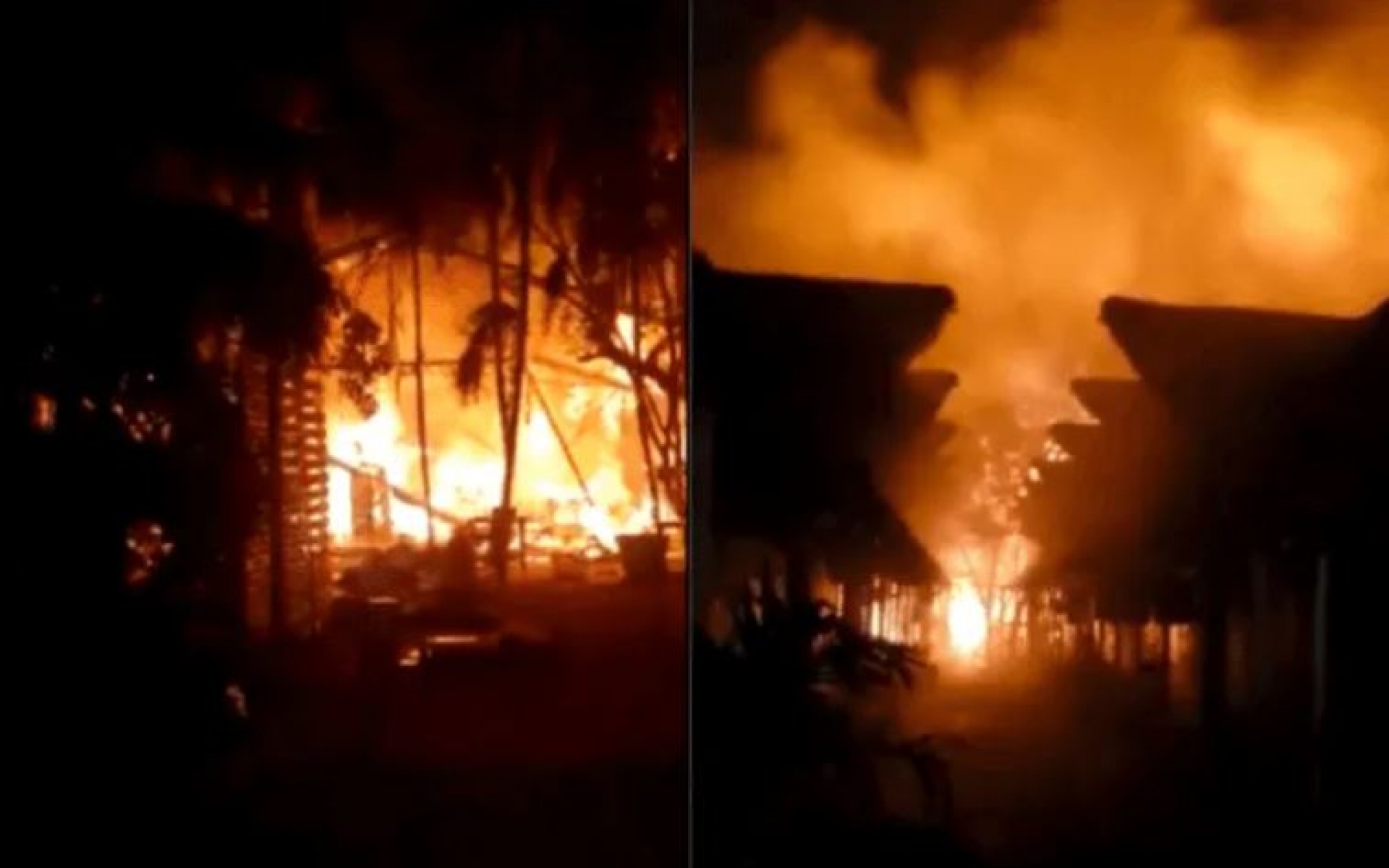 Incendio consume comercios de zona costera en Tulum