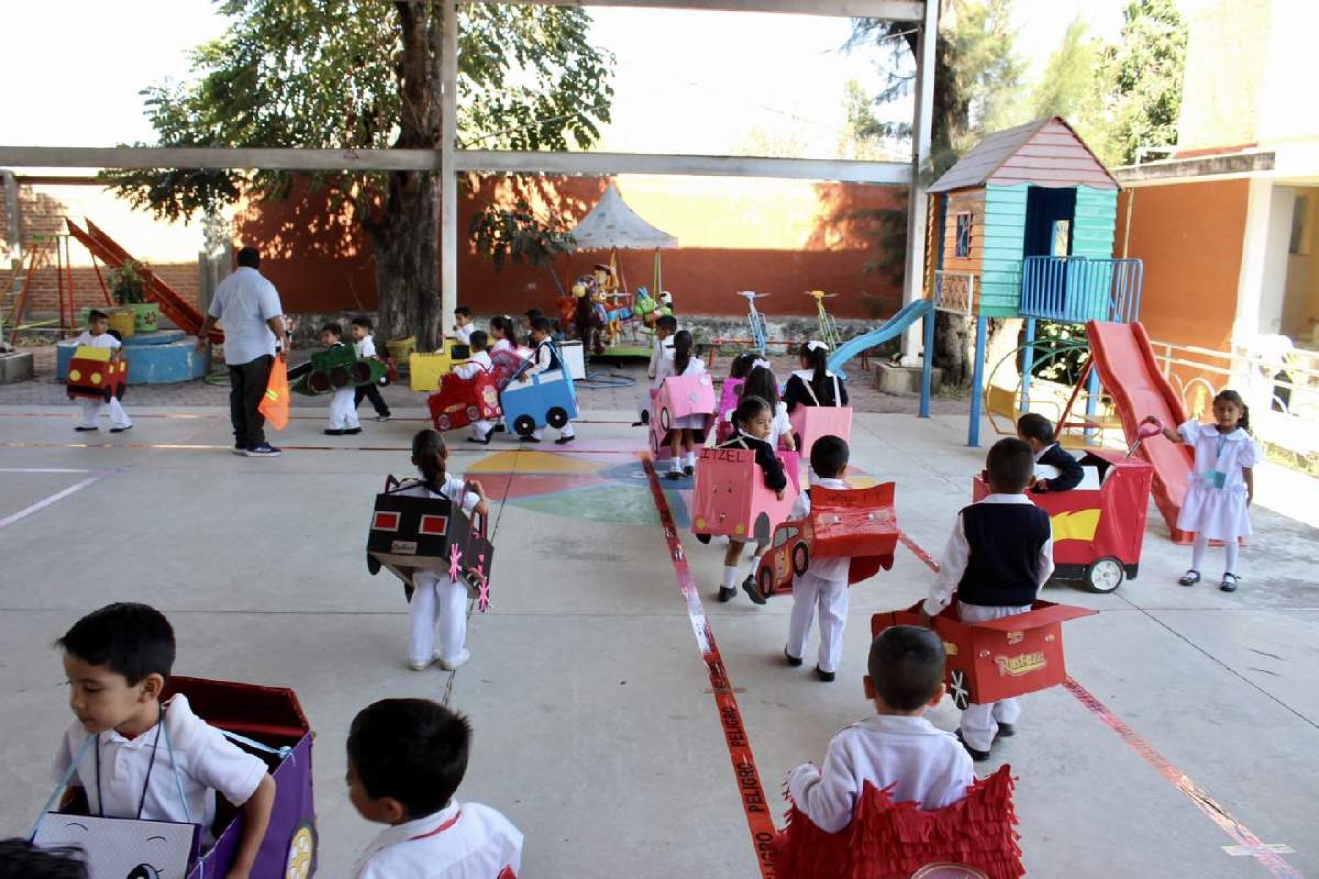 Infantes de preescolar de Yecapixtla reciben educación vial