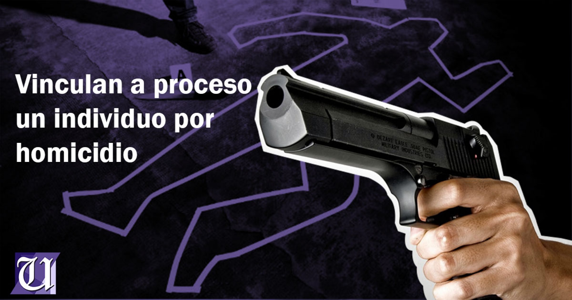 Vinculan a proceso a un individuo por homicidio