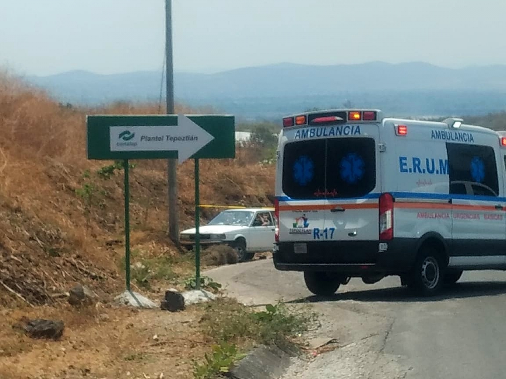 Asesinan a tiros a dos hombres en la carretera Yautepec-Tepoztlán