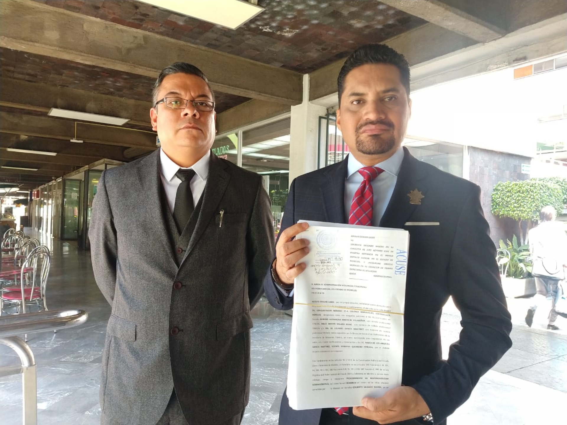 Presentan abogados queja en contra de juez séptimo civil