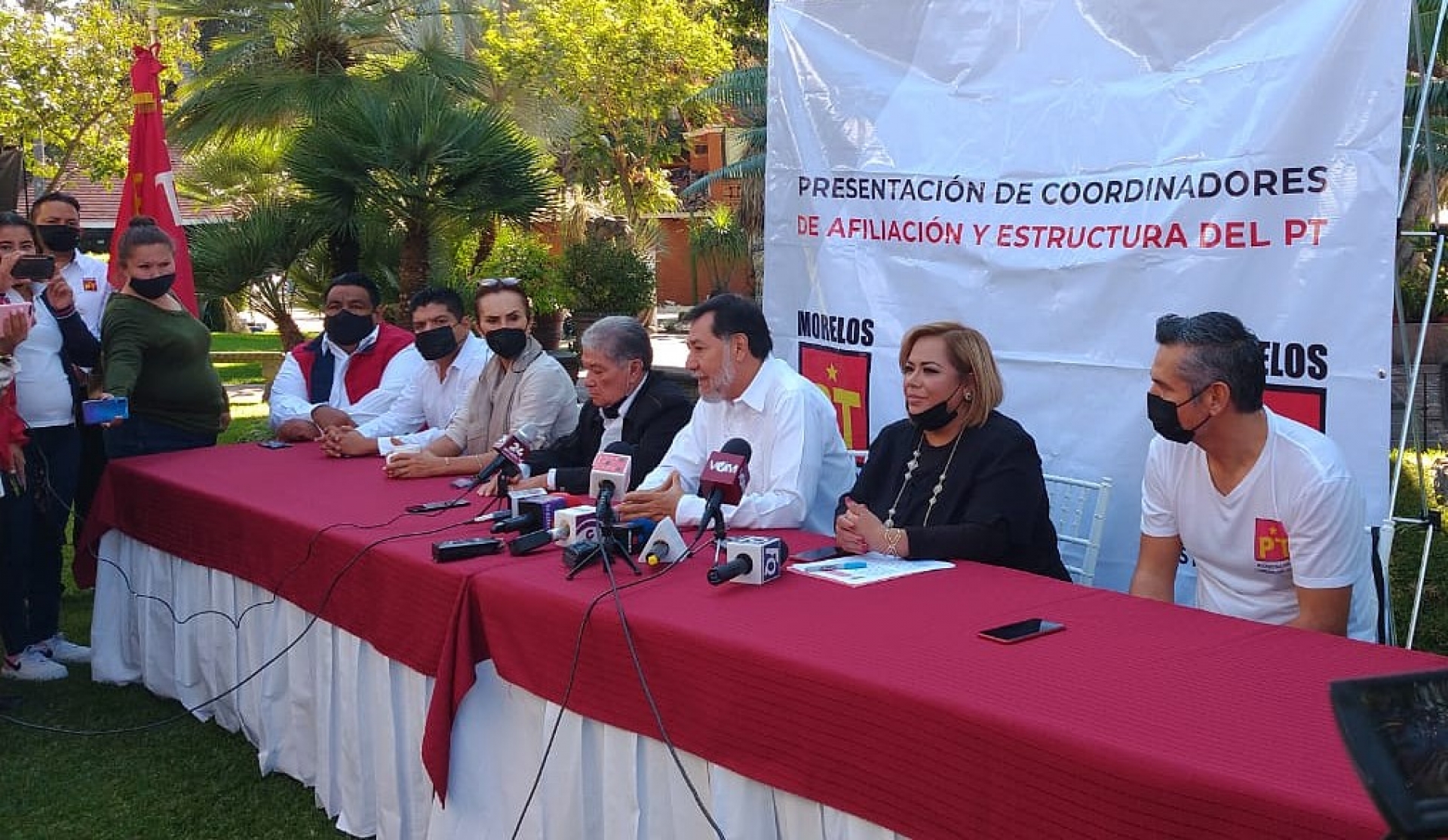 Presenta PT coordinadores de afiliación y estructura en Morelos