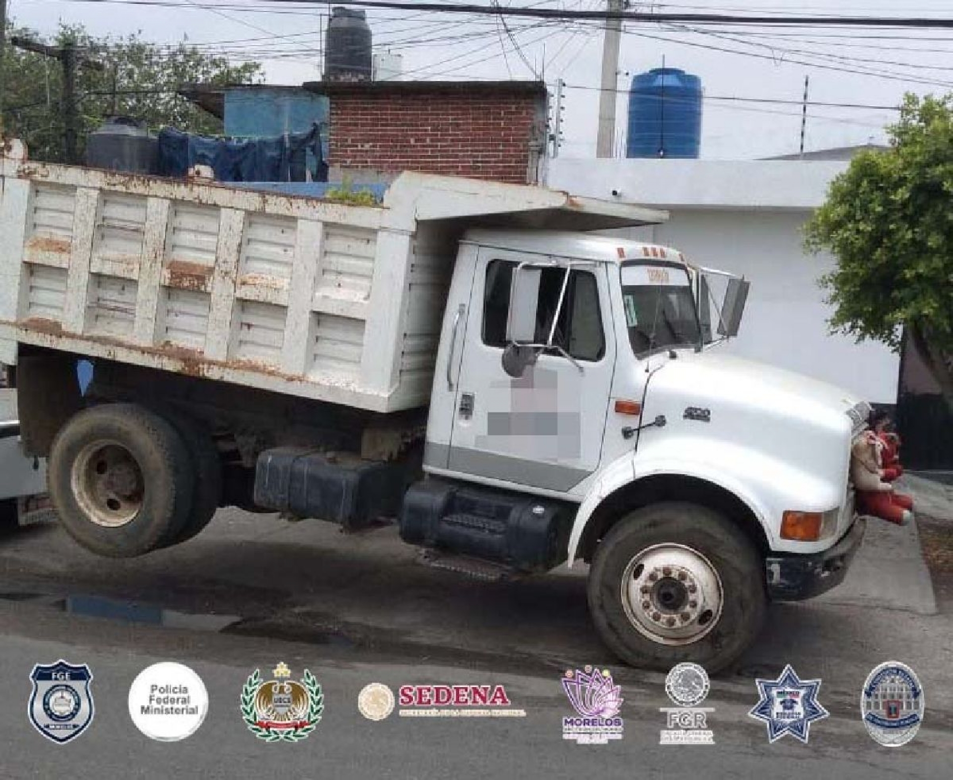 Hallan un camión de volteo robado al Ayuntamiento de Ocuituco