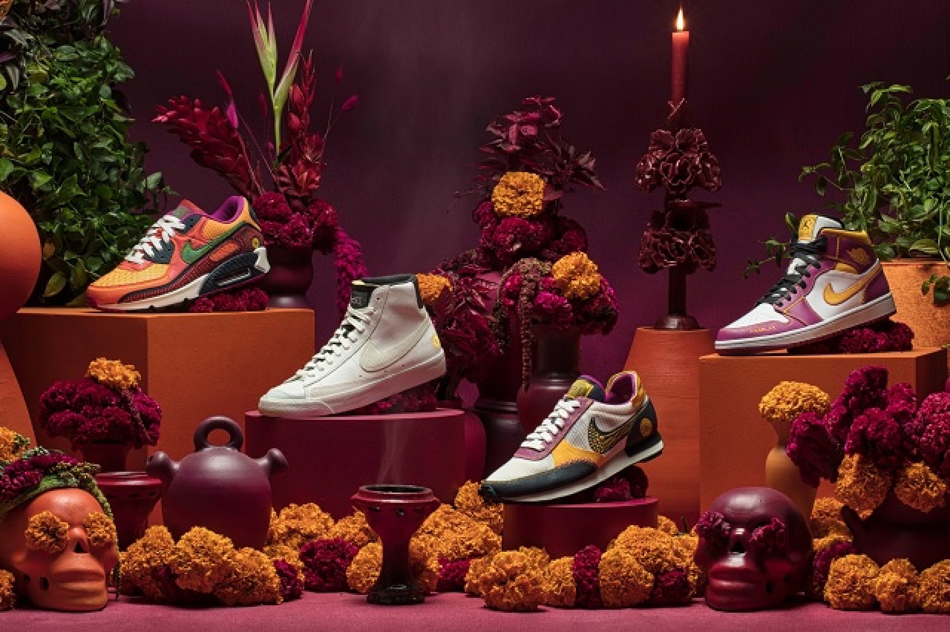 Nike lanza colección inspirada en el Día de Muertos
