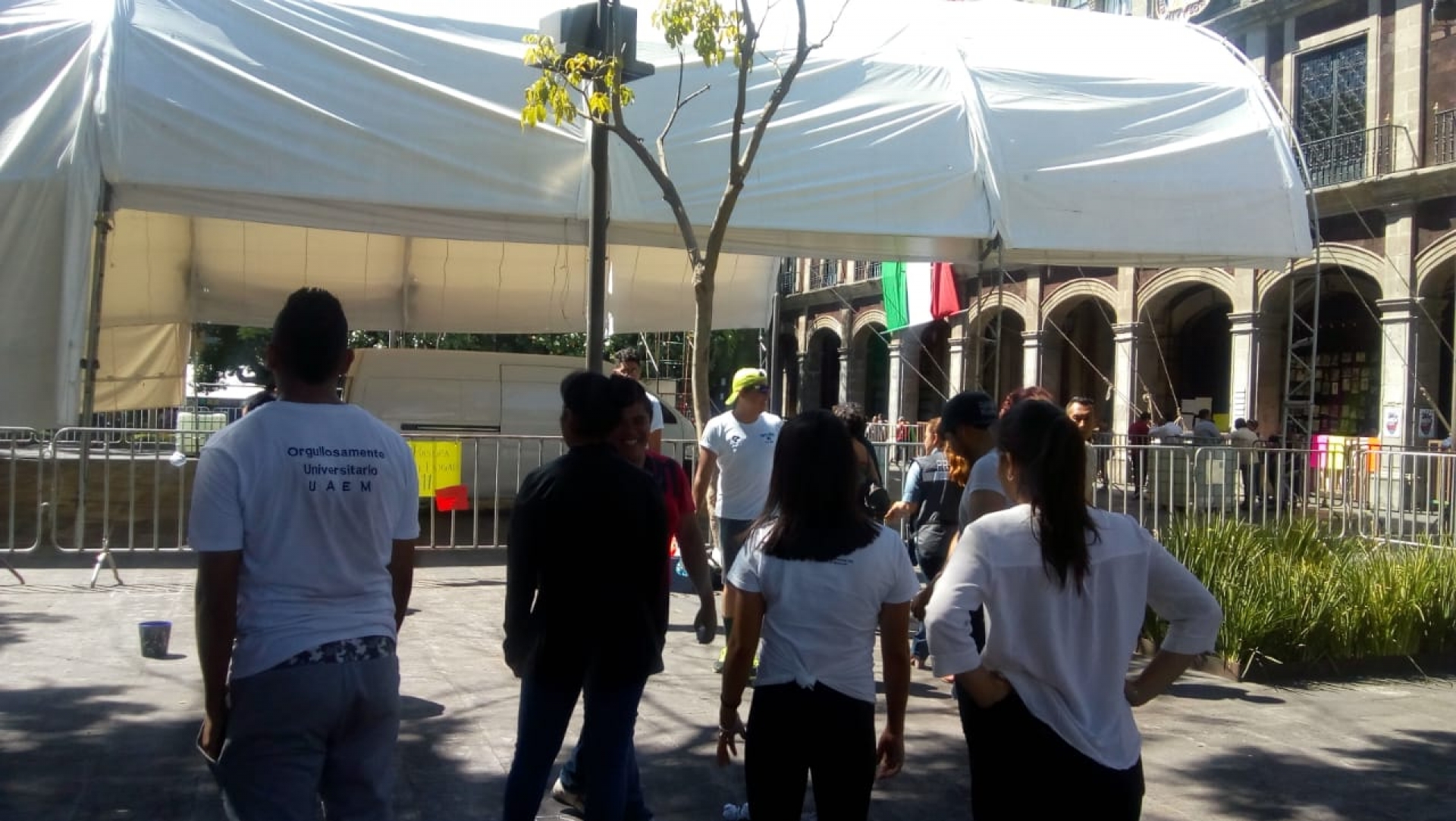 Apoyan estudiantes de UAEM a los académicos en huelga