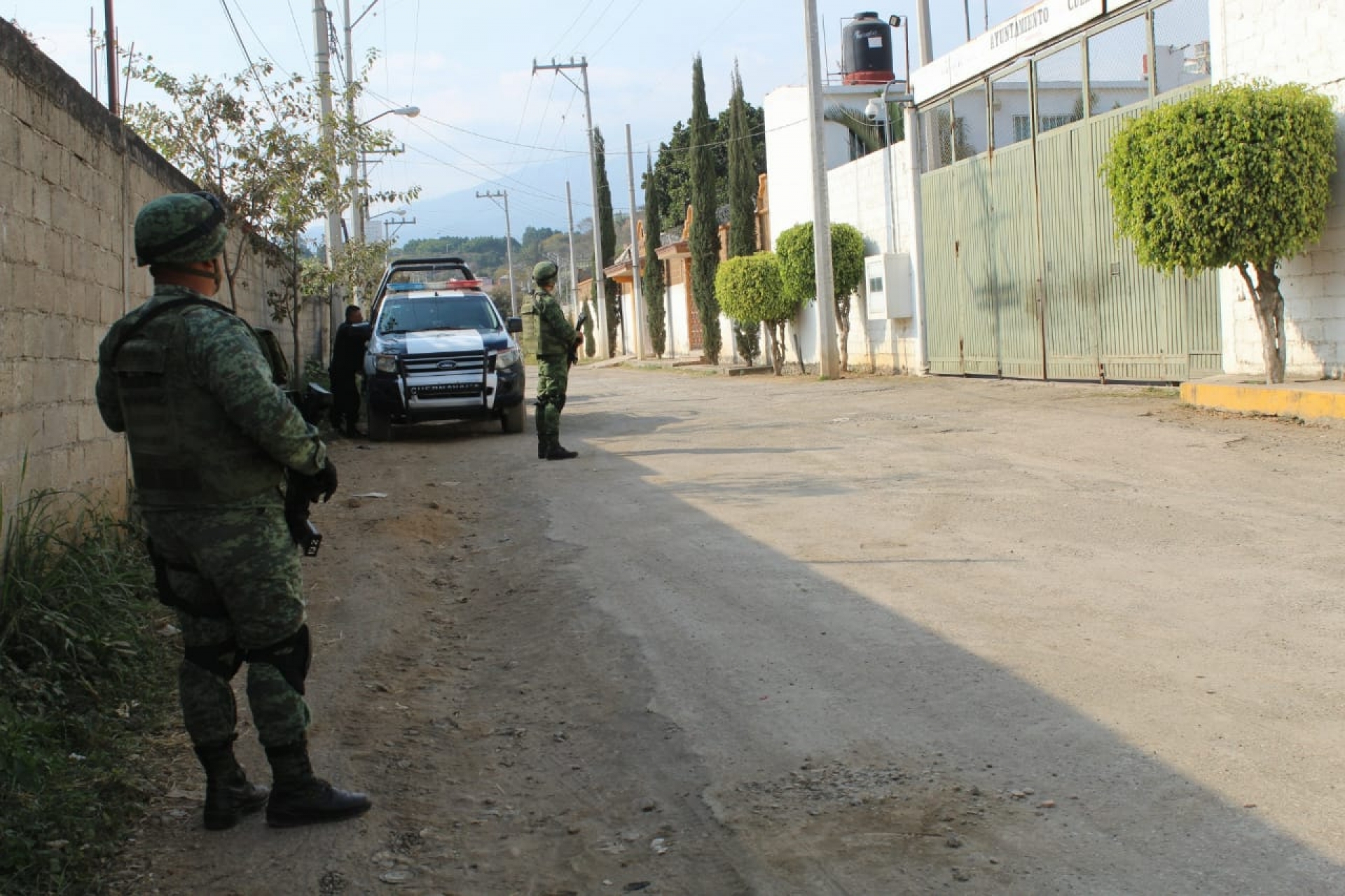 Personas armadas dispararon contra un predio, en Cuernavaca