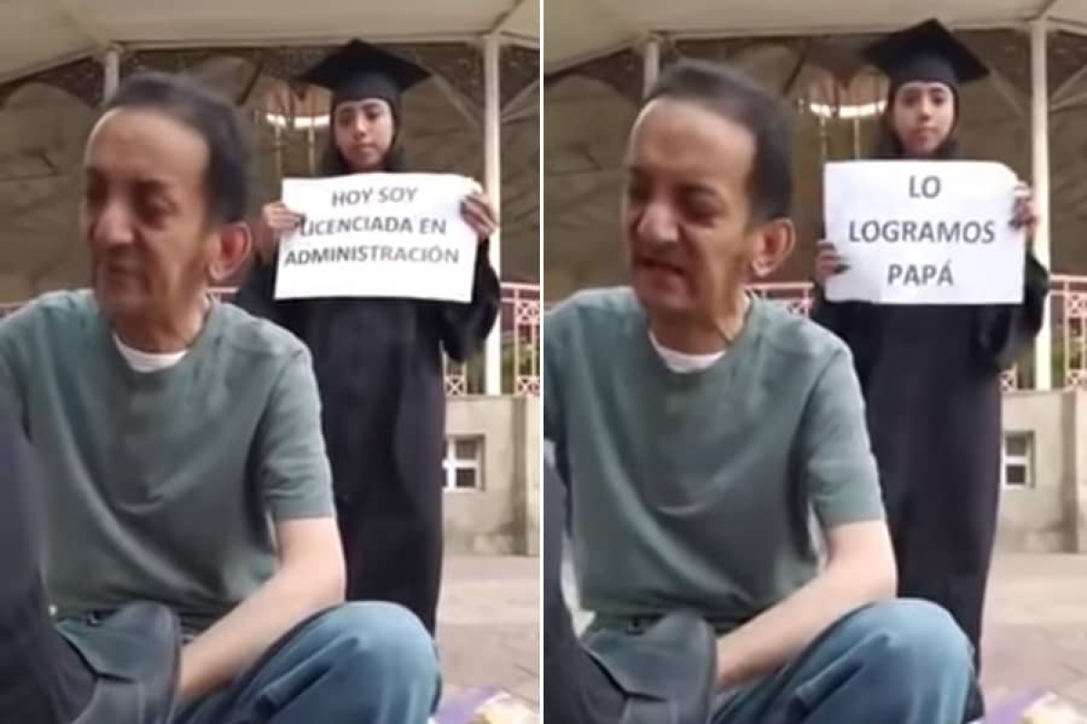 Recién graduada agradece esfuerzo de su padre bolero