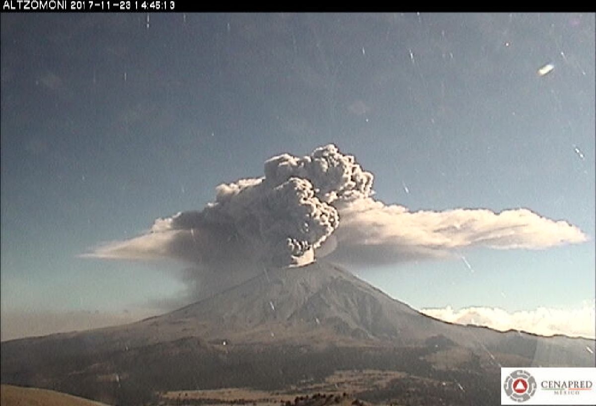 En alerta, Protección Civil ante actividad del Popocatépetl