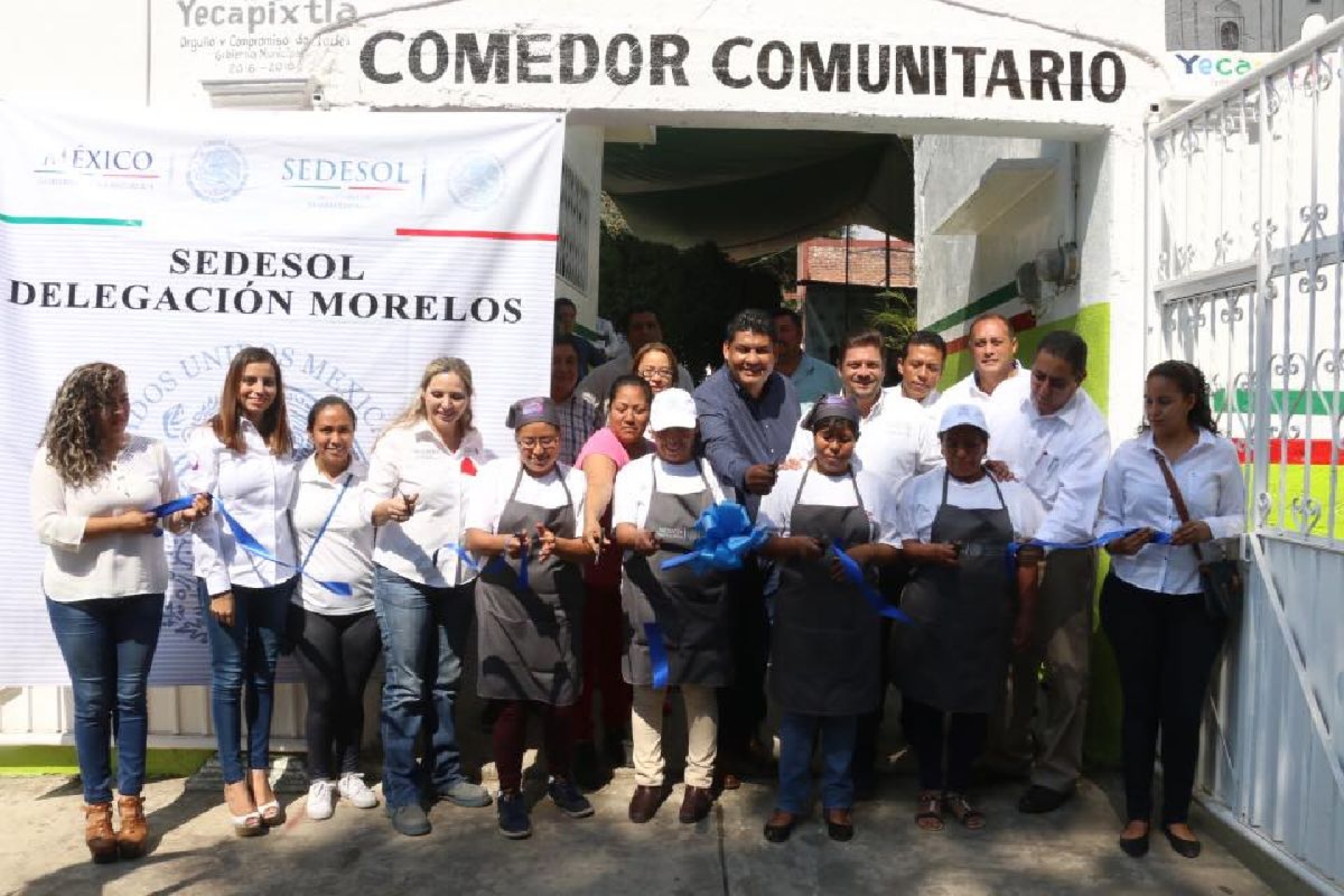 Inaugura Paco Sánchez comedor comunitario en Xochitlán