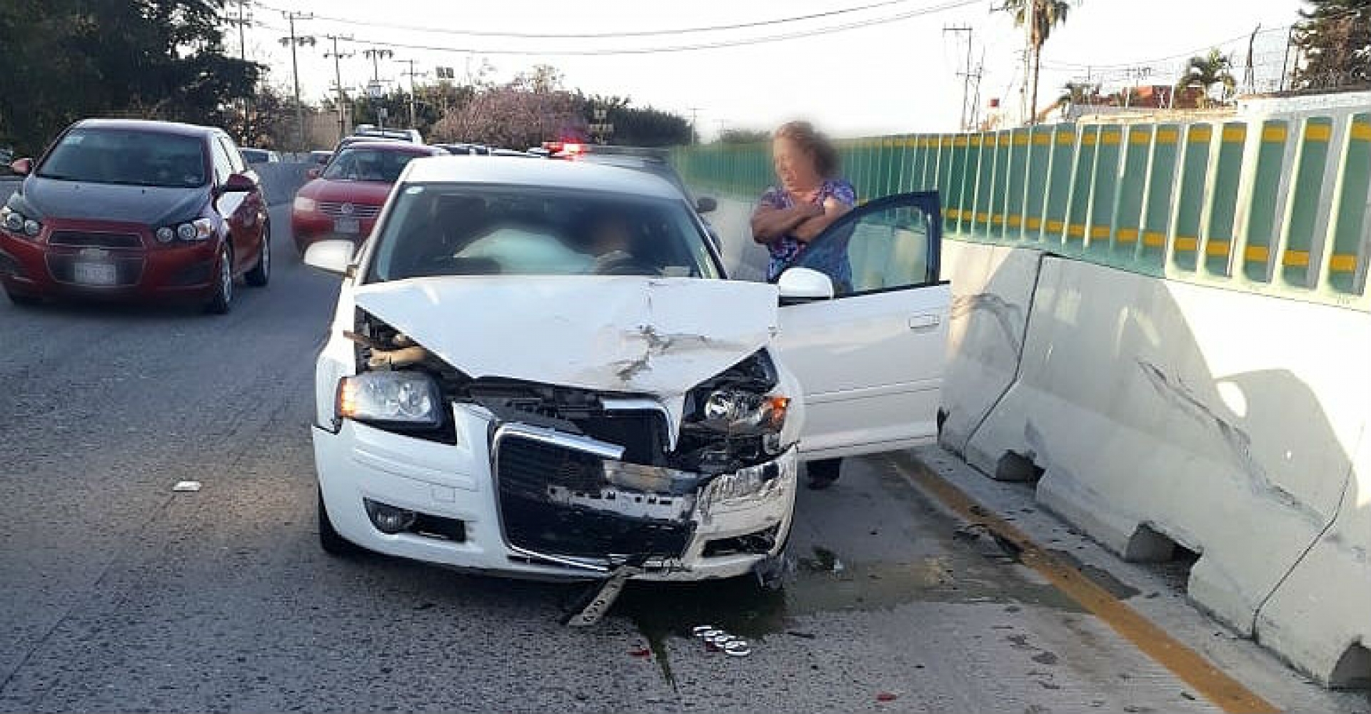 PF atendió dos accidentes por alcance en la carretera México-Cuernavaca