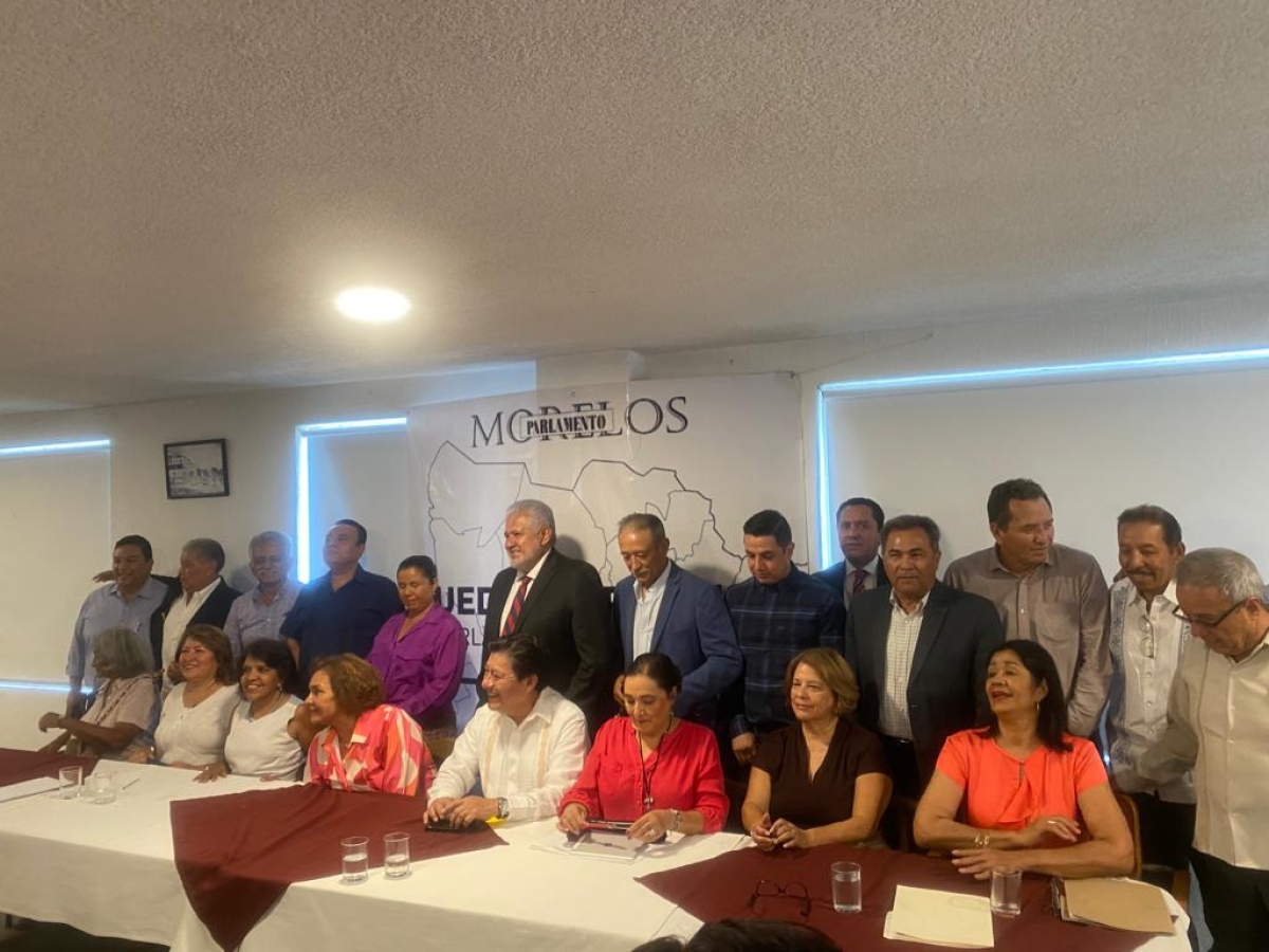 Dan a conocer a la asociación 'Parlamentarios por Morelos'