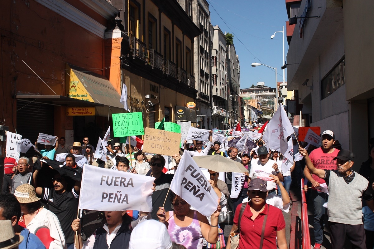 Marchan otra vez contra el gasolinazo