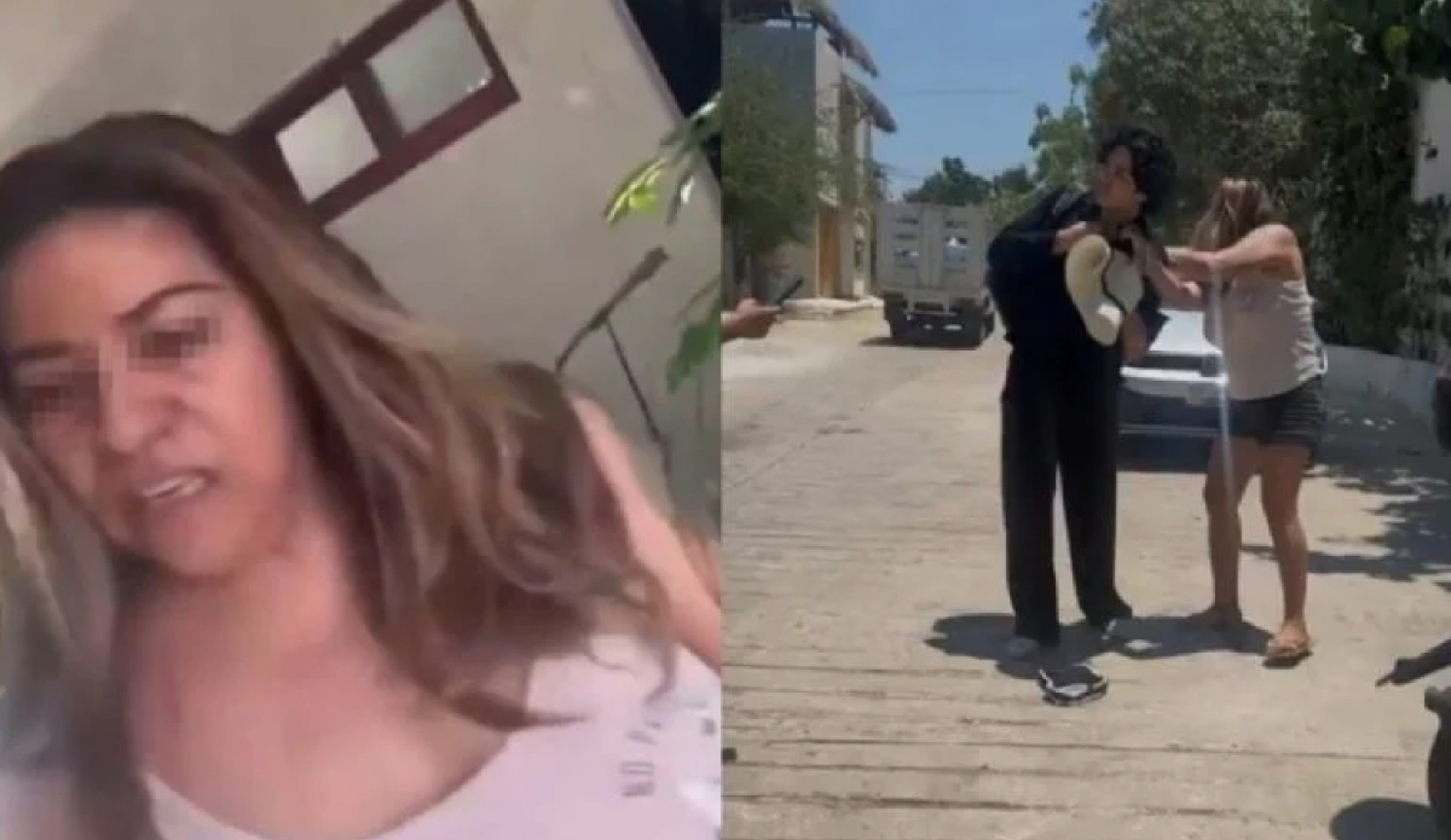 'Lady Toallas' agrede a turistas por toallas con arena en Hotel Casa Xaa en Puerto Escondido