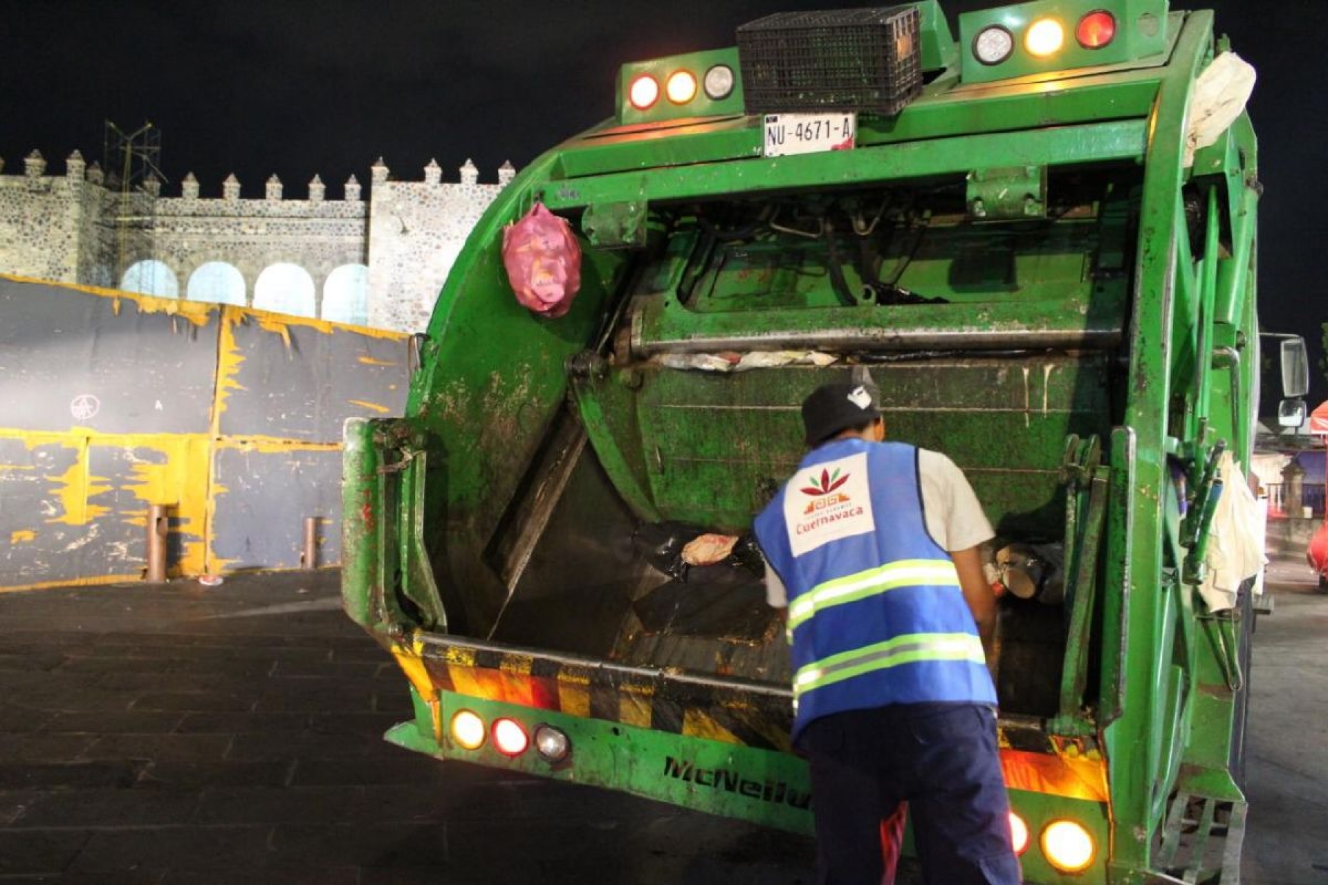 Falsa, suspensión del servicio de recolección de basura en Cuernavaca