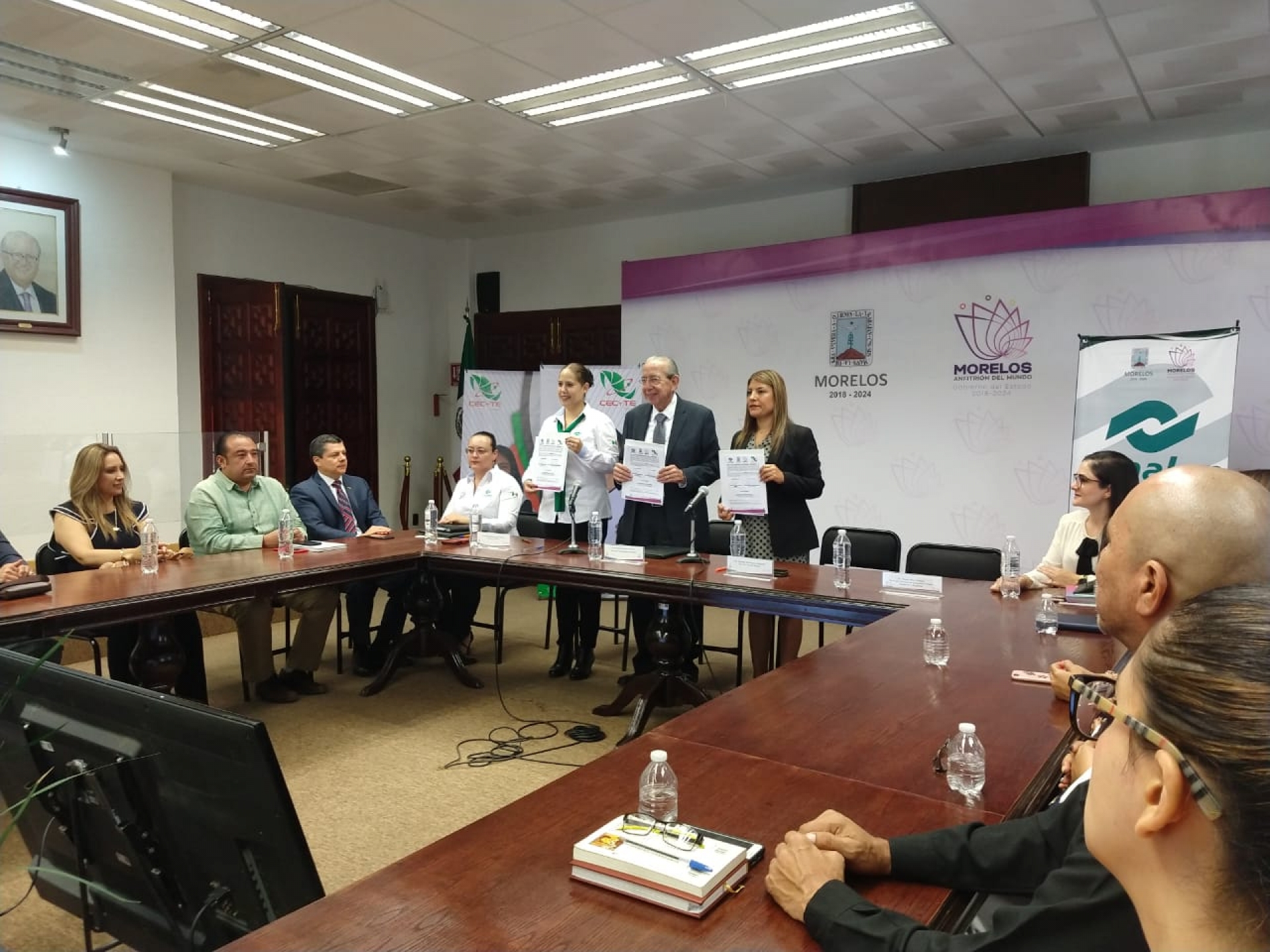 Firman CECyTE y Conalep Morelos convenio de colaboración