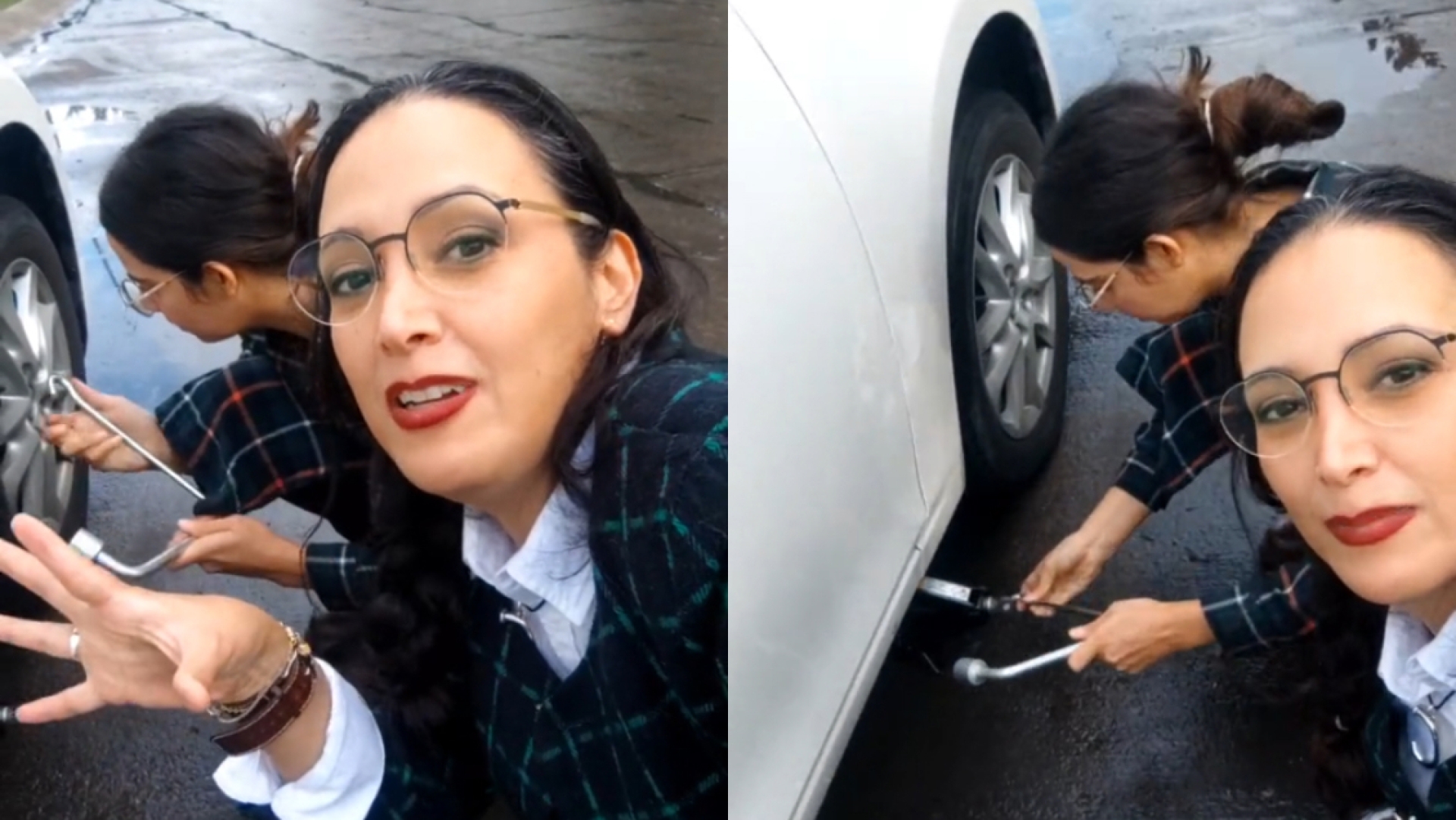 'Ya no hay caballeros': Mujer se queja en redes por no recibir ayuda para cambiar una llanta