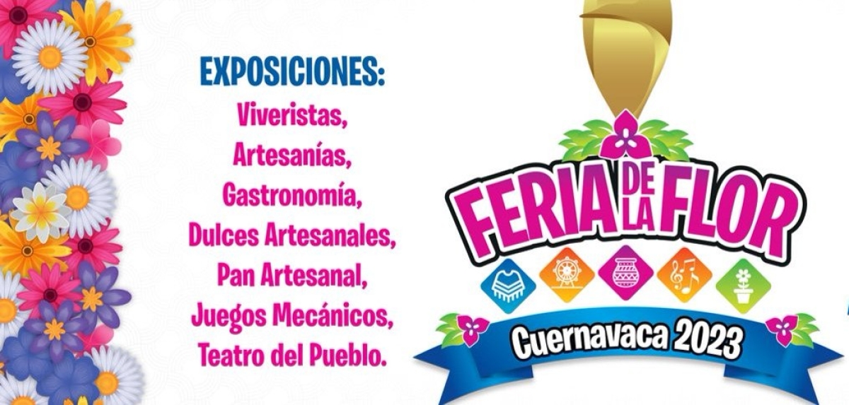 Posponen inauguración de la 'Feria de la Flor, Cuernavaca 2023' al domingo