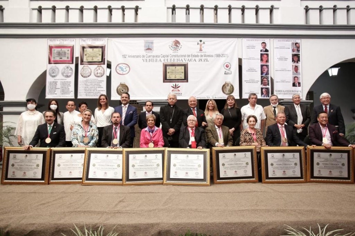 Entrega de la 'Venera Cuernavaca' en el Museo de la Ciudad