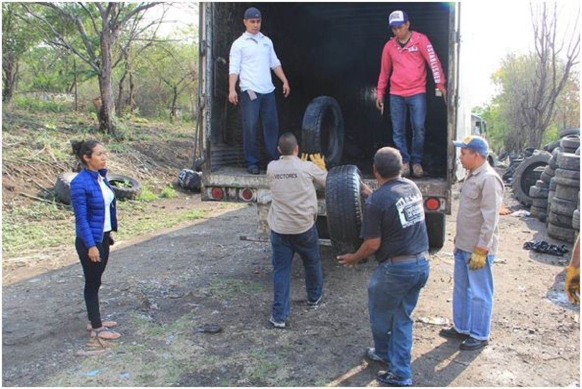 Anuncian campaña de recolección de llantas en Coatlán del Río