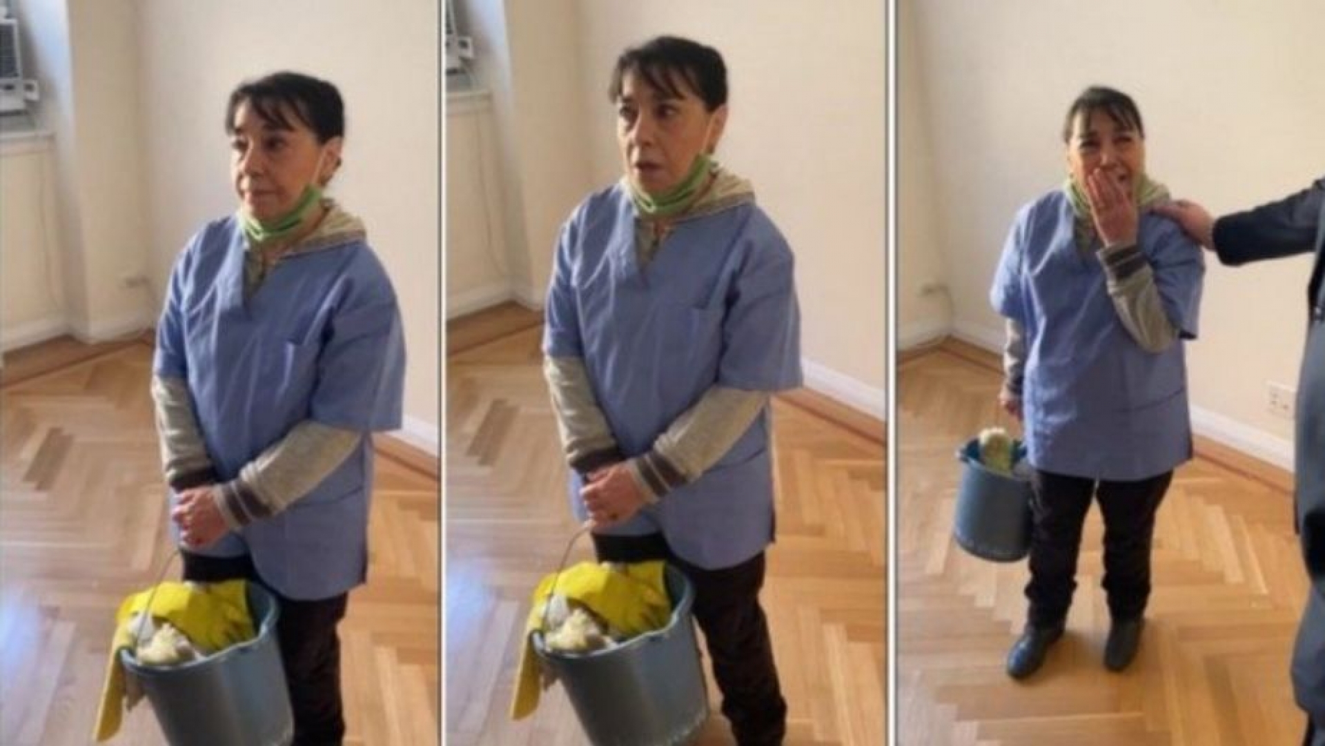 Le llaman para limpiar y la sorprenden “regalándole” un departamento