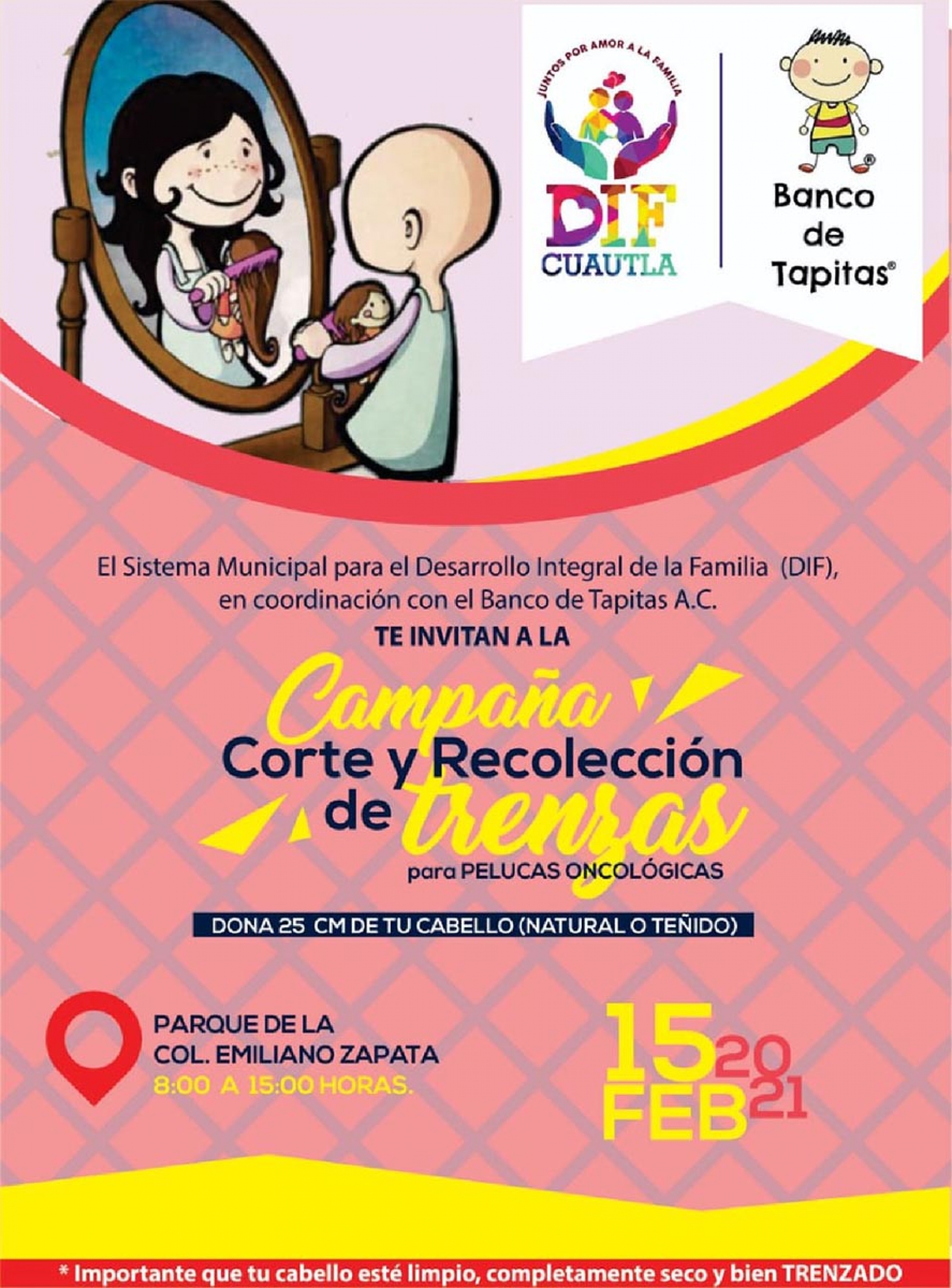 Convocan a donar cabello para pelucas oncológicas