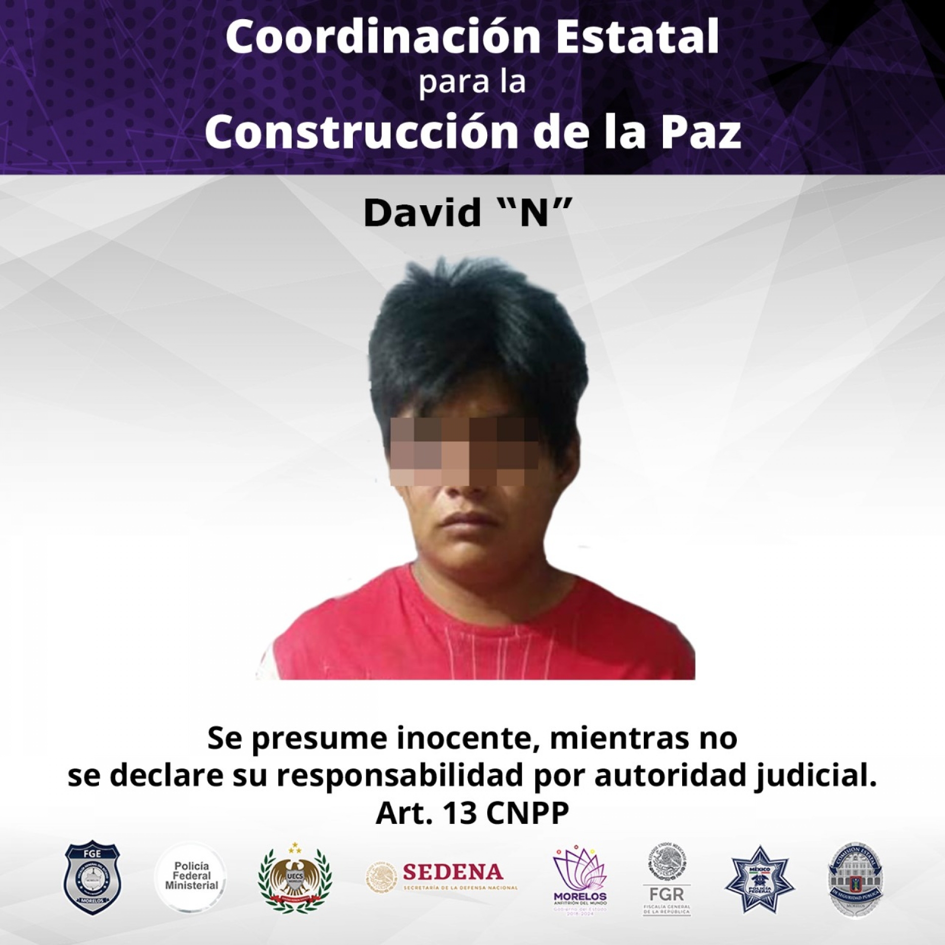 Ordena juez prisión preventiva para hombre por violación