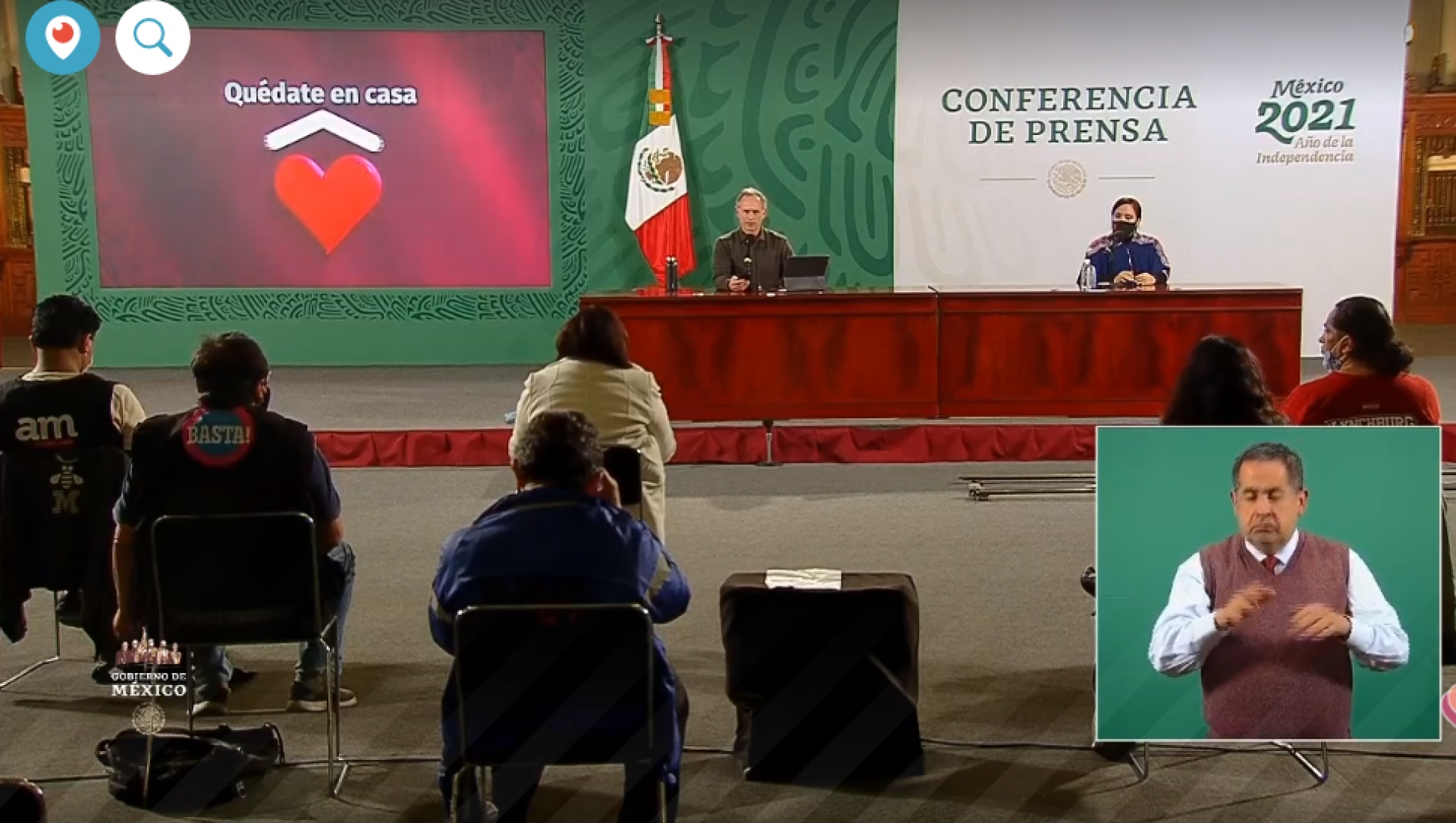1,869,708 casos de covid-19 confirmados acumulados en México y 159,100 decesos