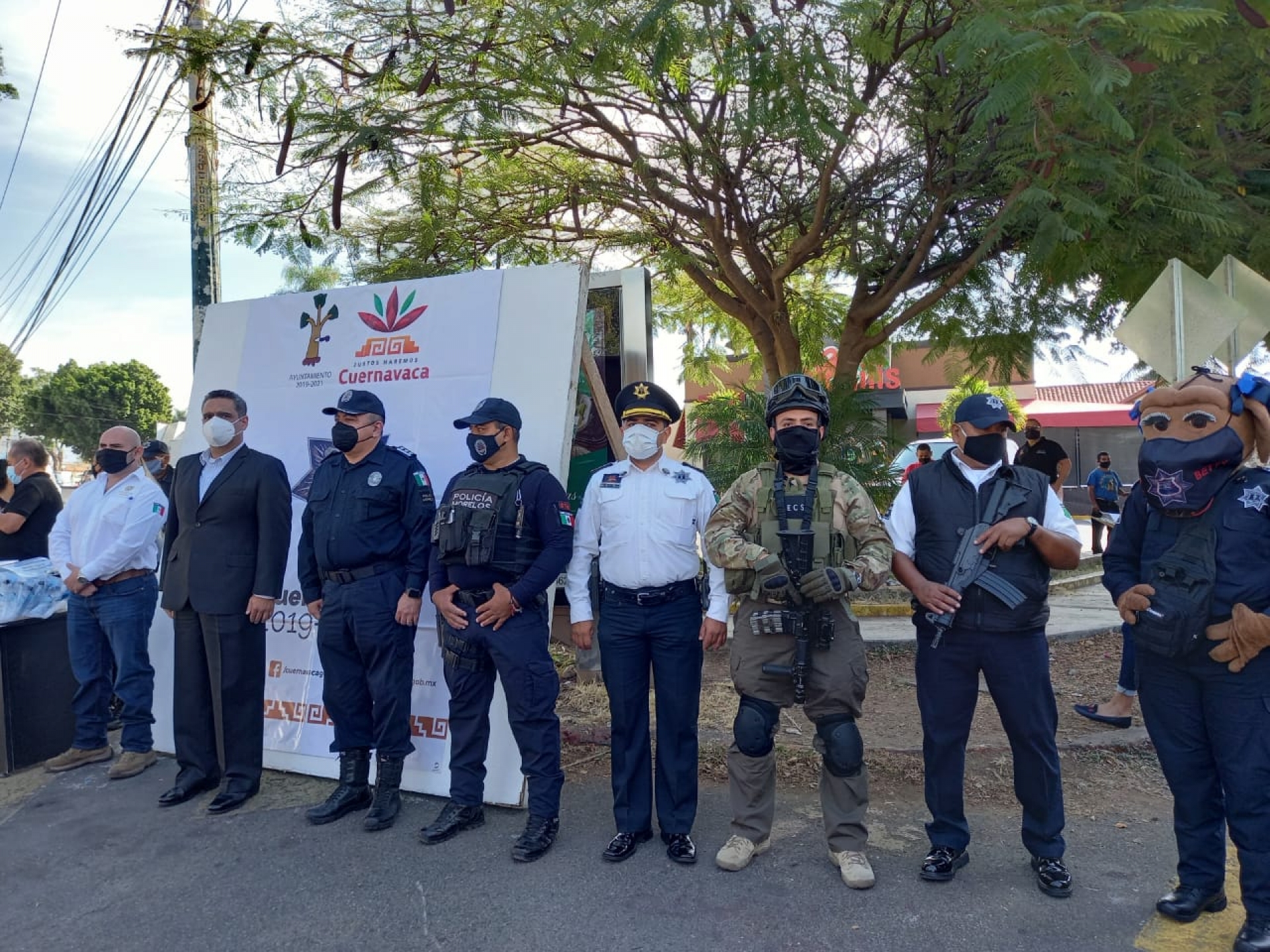 Banderazo de arranque a operativo 'Fin de semana largo 2021', en Cuernavaca