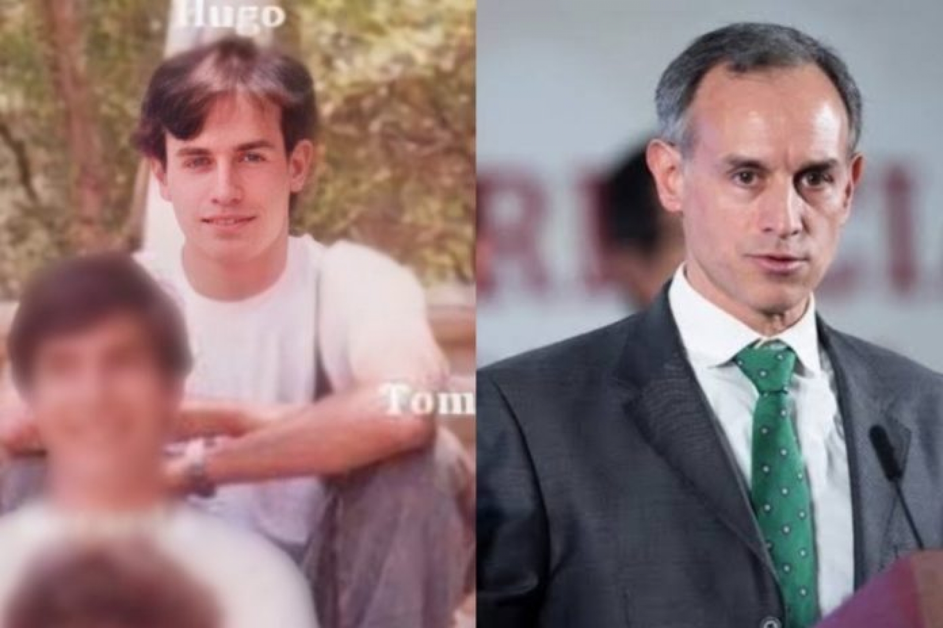 Se viralizan fotografías de Hugo López-Gatell de joven
