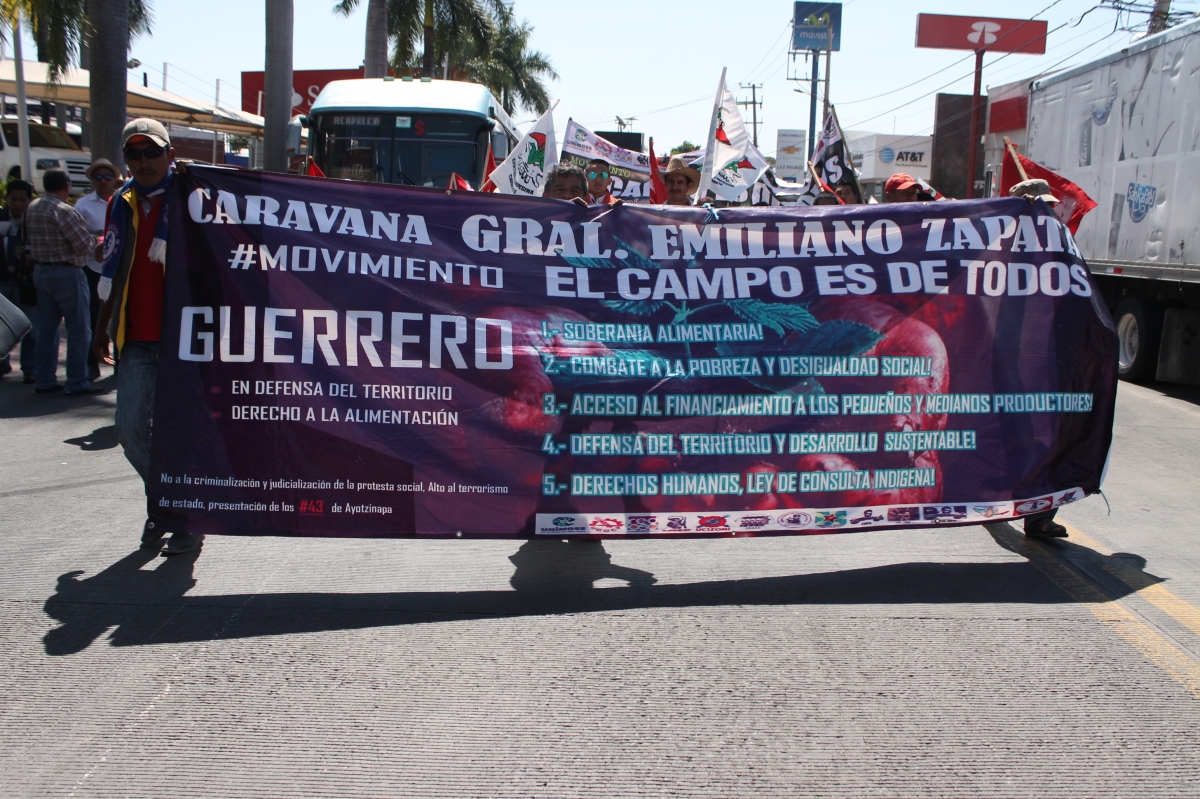 Cruzan Morelos organizaciones campesinas que protestarán en la Ciudad de México