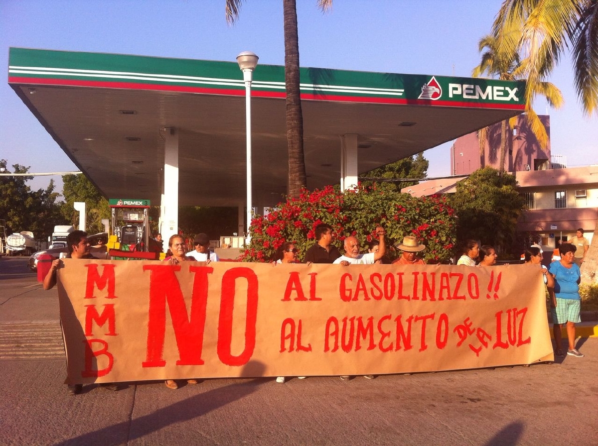 Continúan protestas contra el “gasolinazo” en la región sur