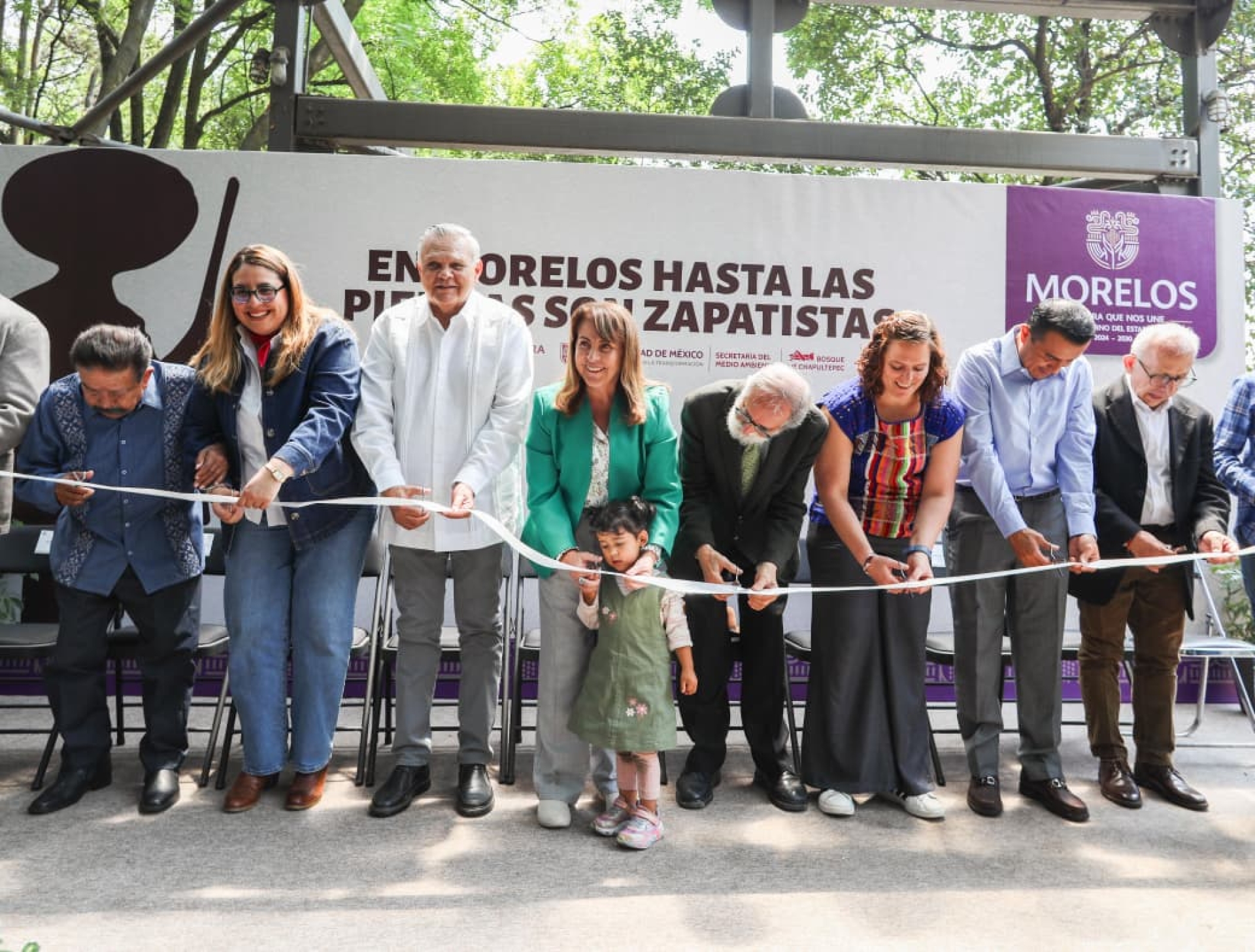 Promueve Gobierno de Morelos ideal zapatista en el corazón del Bosque de Chapultepec