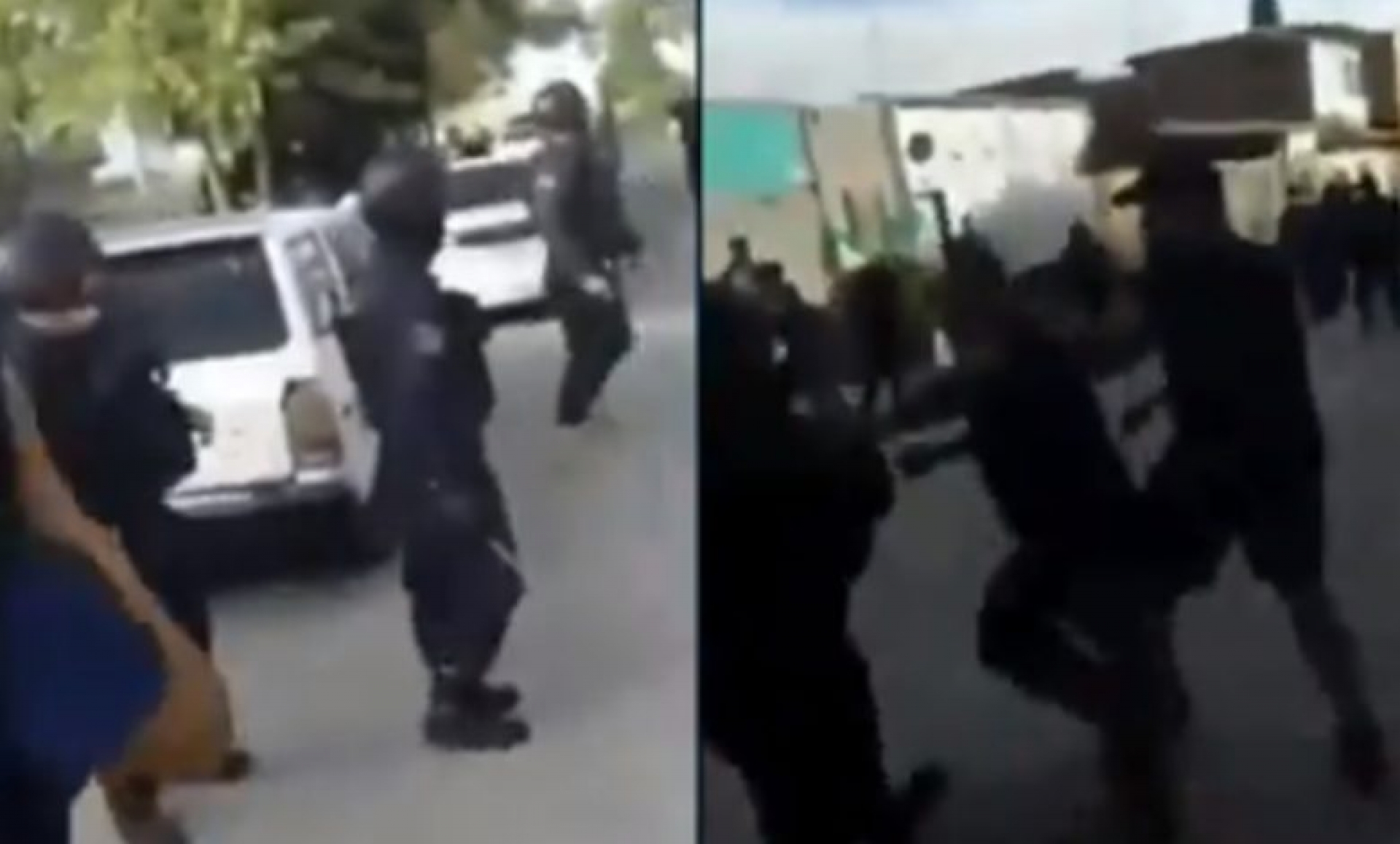 ¡A balazos, policías impiden celebración a la Virgen de Guadalupe!