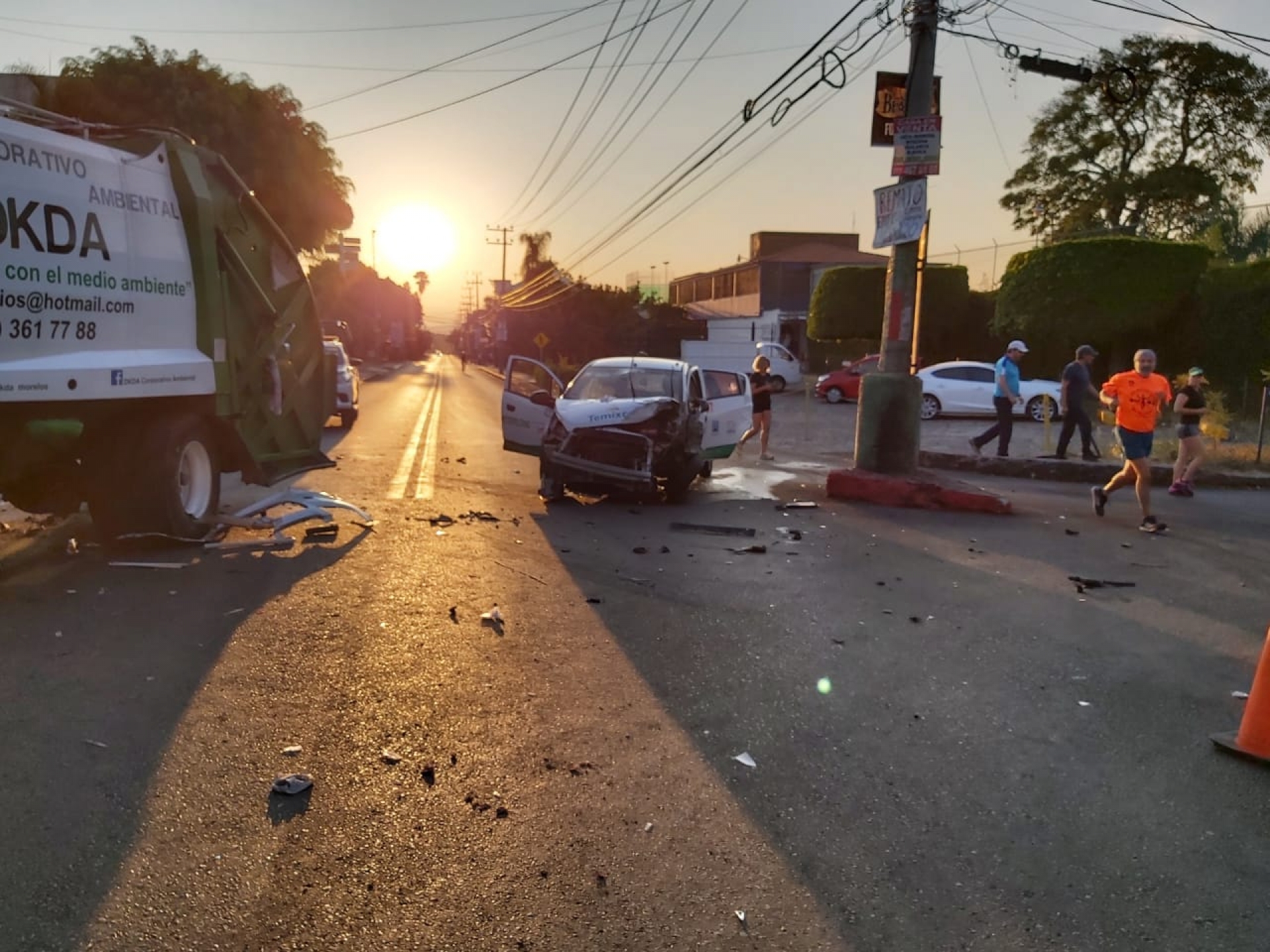 Informa SSP Cuernavaca sobre el accidente en el que perdió la vida un bombero