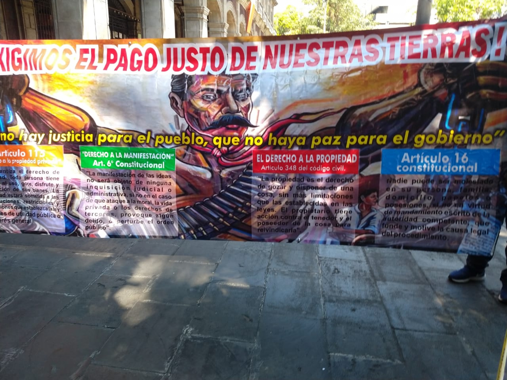 Ejidatarios afectados por autopista siglo XXI demandan el pago por sus tierras