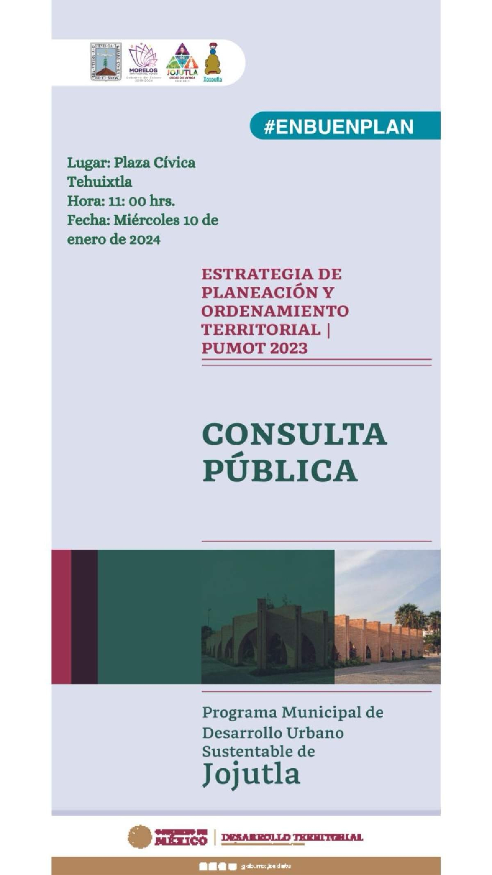 Invitan a ciudadanos a participar en Plan de Desarrollo Urbano de Jojutla