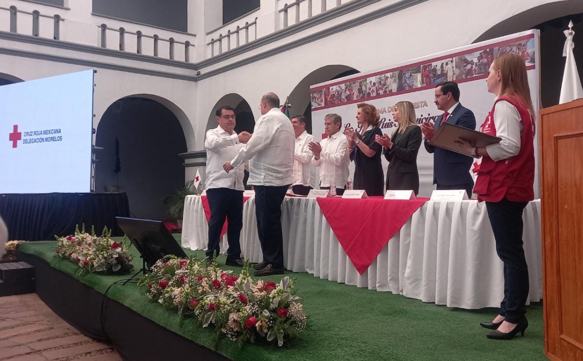 José Luis Alquicira Solís, delegado estatal de Cruz Roja en Morelos