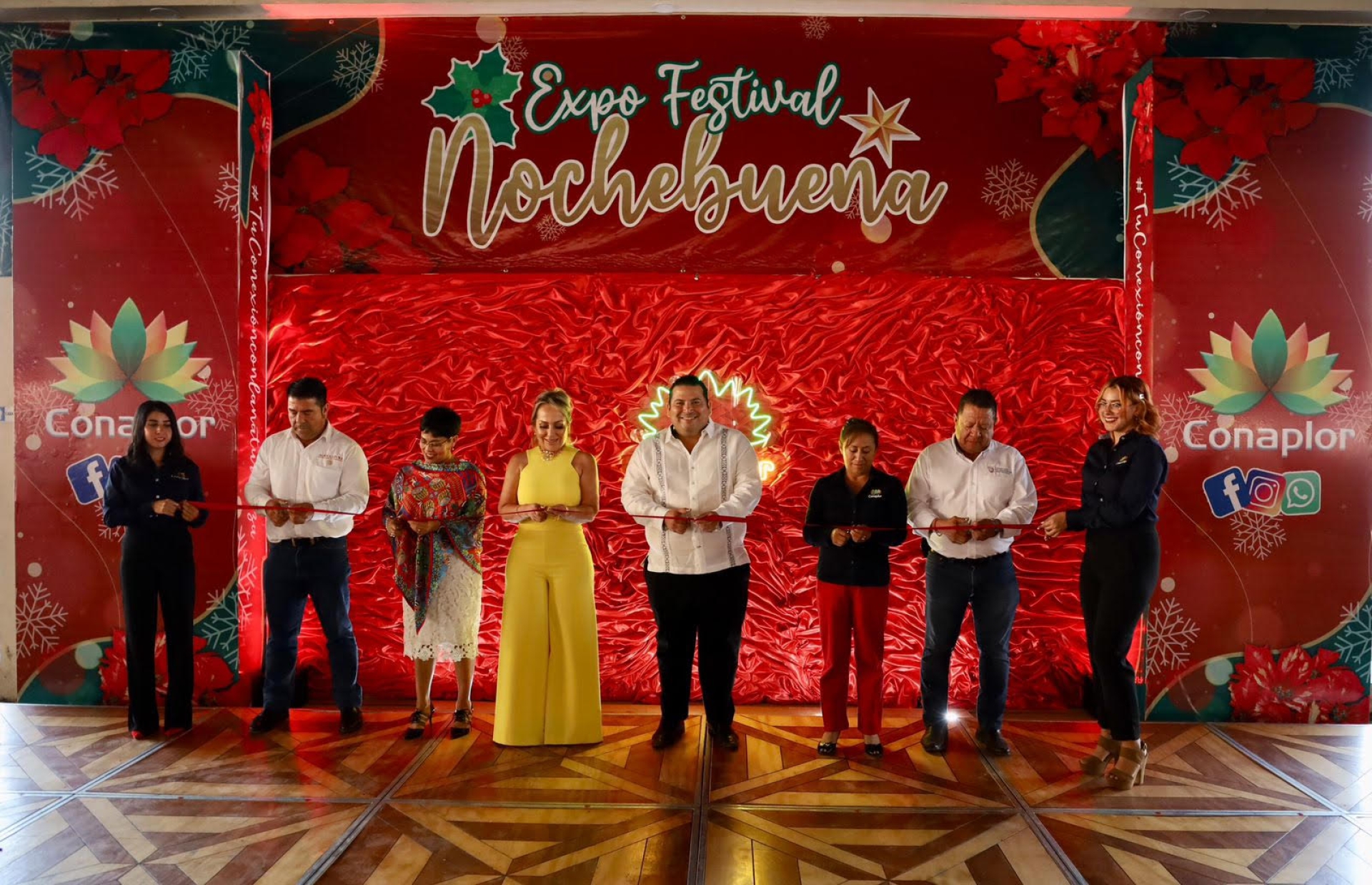 Inaugura Sedagro 'Expo Festival Nochebuena 2023'