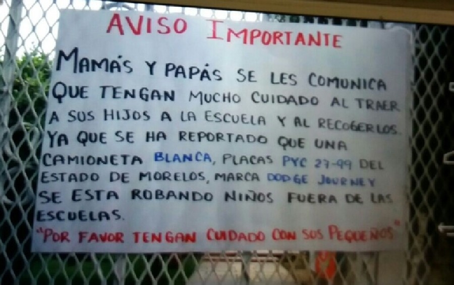 Refuerzan seguridad en escuelas de la zona sur ante el presunto robo de infantes